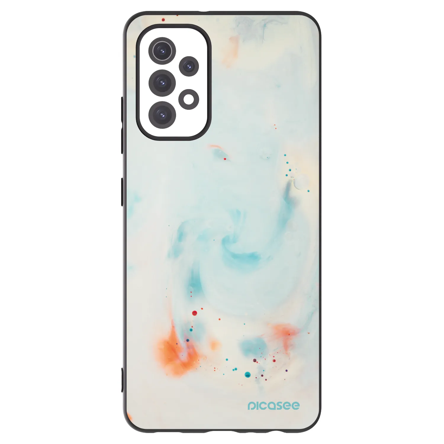 Picasee husă neagră din silicon pentru Samsung Galaxy A32 5G A326B - Splash