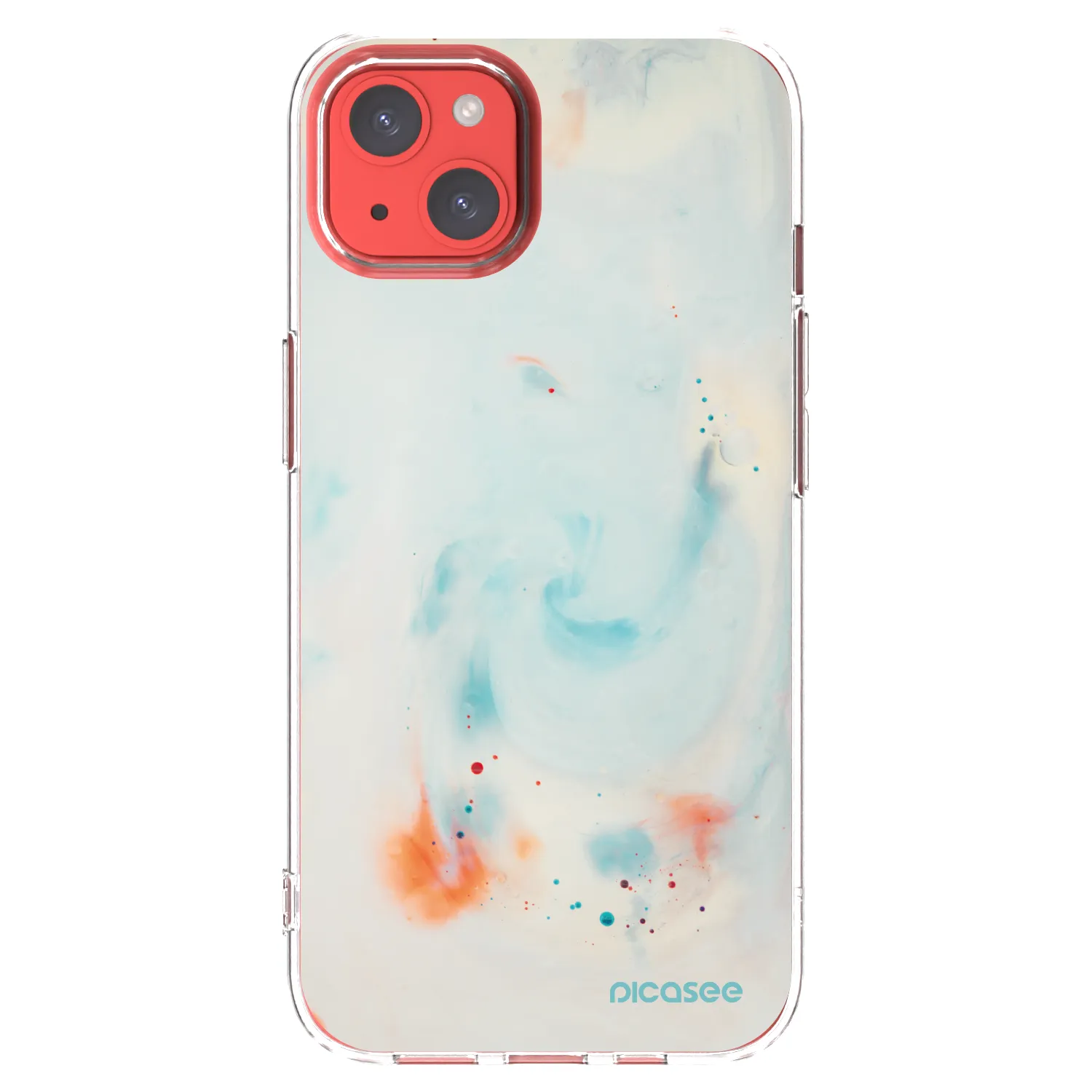 Picasee husă transparentă din silicon pentru Apple iPhone 13 - Splash