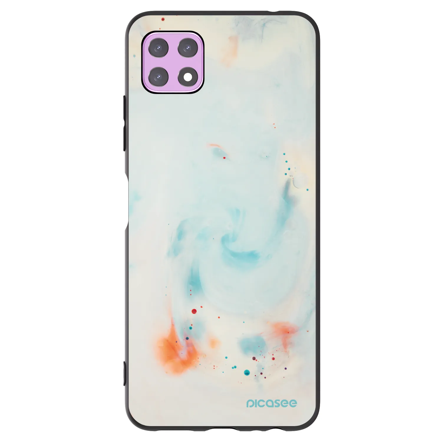 Picasee husă neagră din silicon pentru Samsung Galaxy A22 A226B 5G - Splash