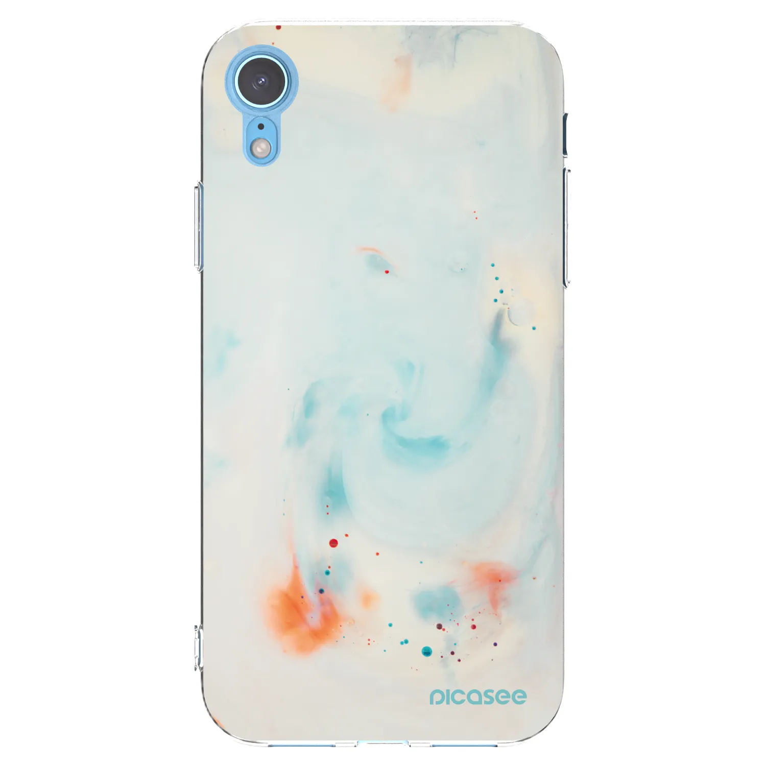 Picasee husă transparentă din silicon pentru Apple iPhone XR - Splash