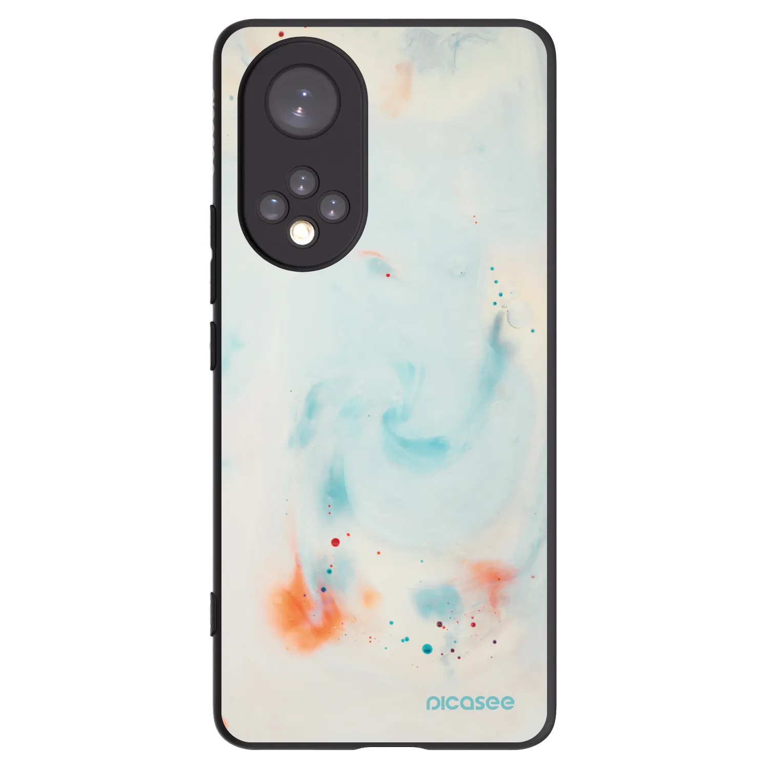 Picasee husă neagră din silicon pentru Huawei Nova 9 - Splash
