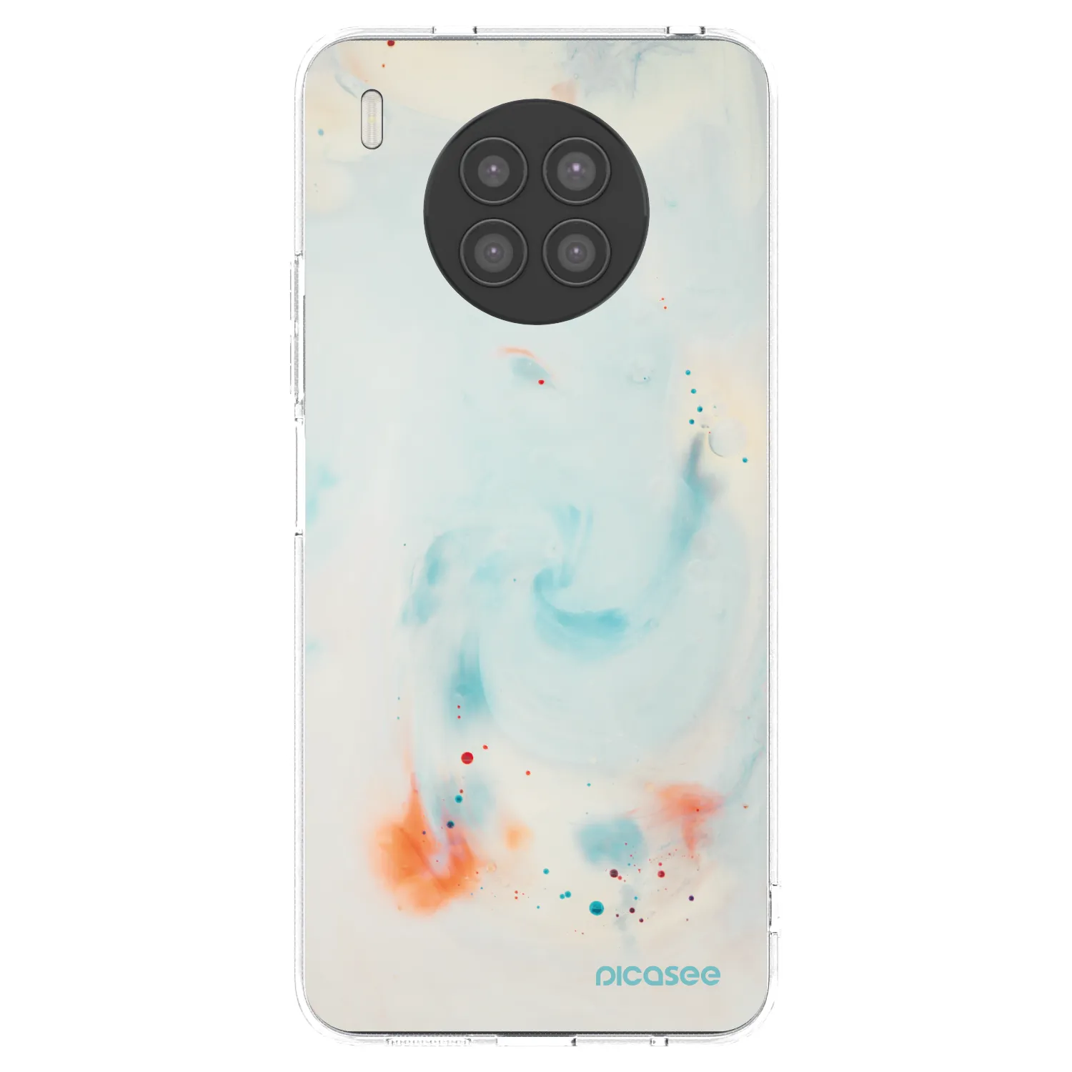 Picasee husă transparentă din silicon pentru Huawei Nova 8i - Splash