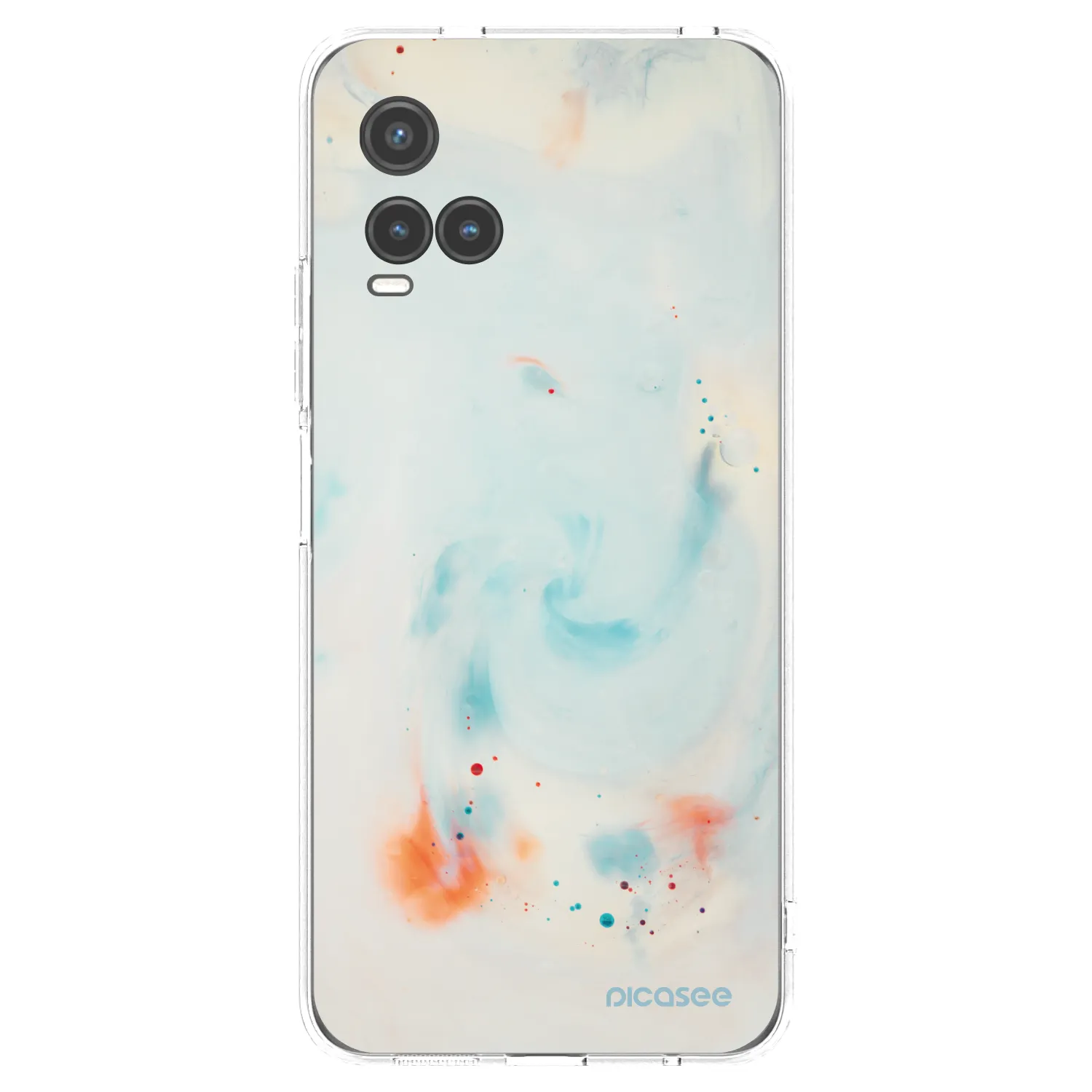 Picasee husă transparentă din silicon pentru Vivo Y33s - Splash