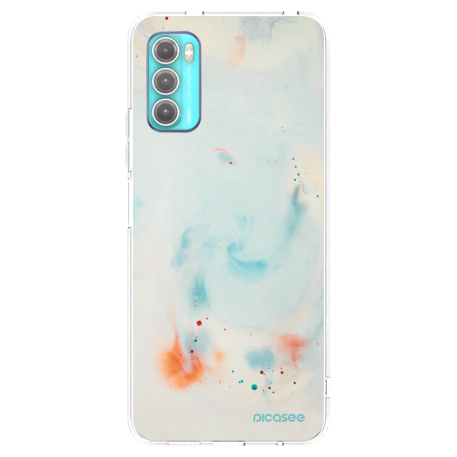 Picasee husă transparentă din silicon pentru Motorola Moto G60 - Splash