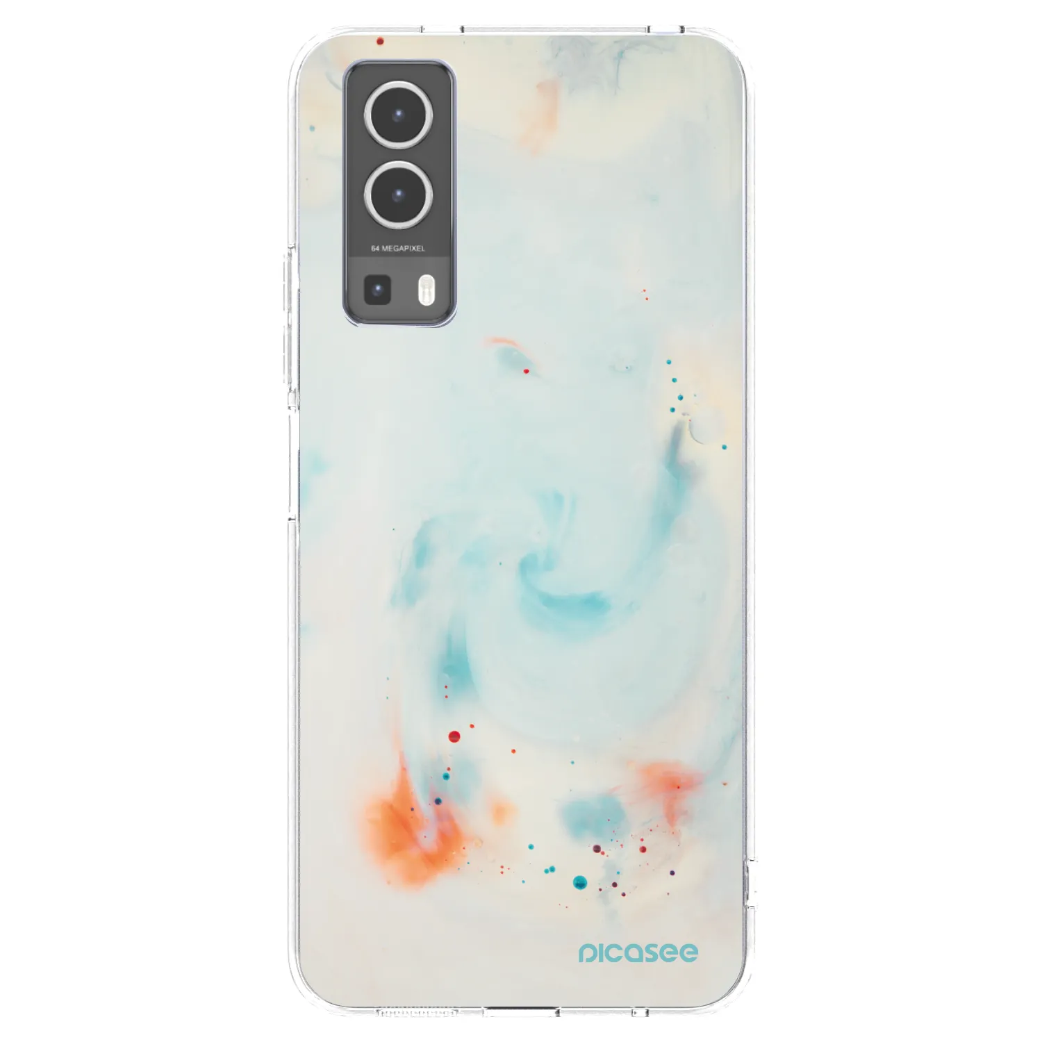Picasee husă transparentă din silicon pentru Vivo Y72 5G - Splash