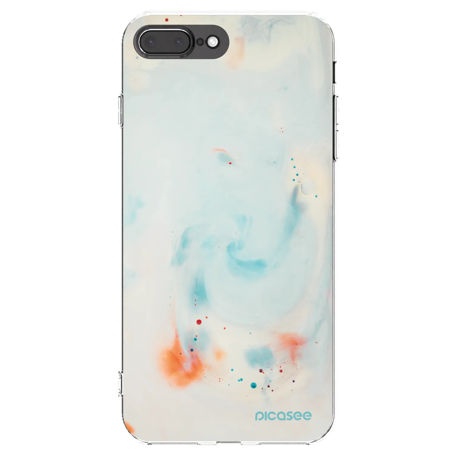 Picasee husă transparentă din silicon pentru Apple iPhone 7 Plus - Splash