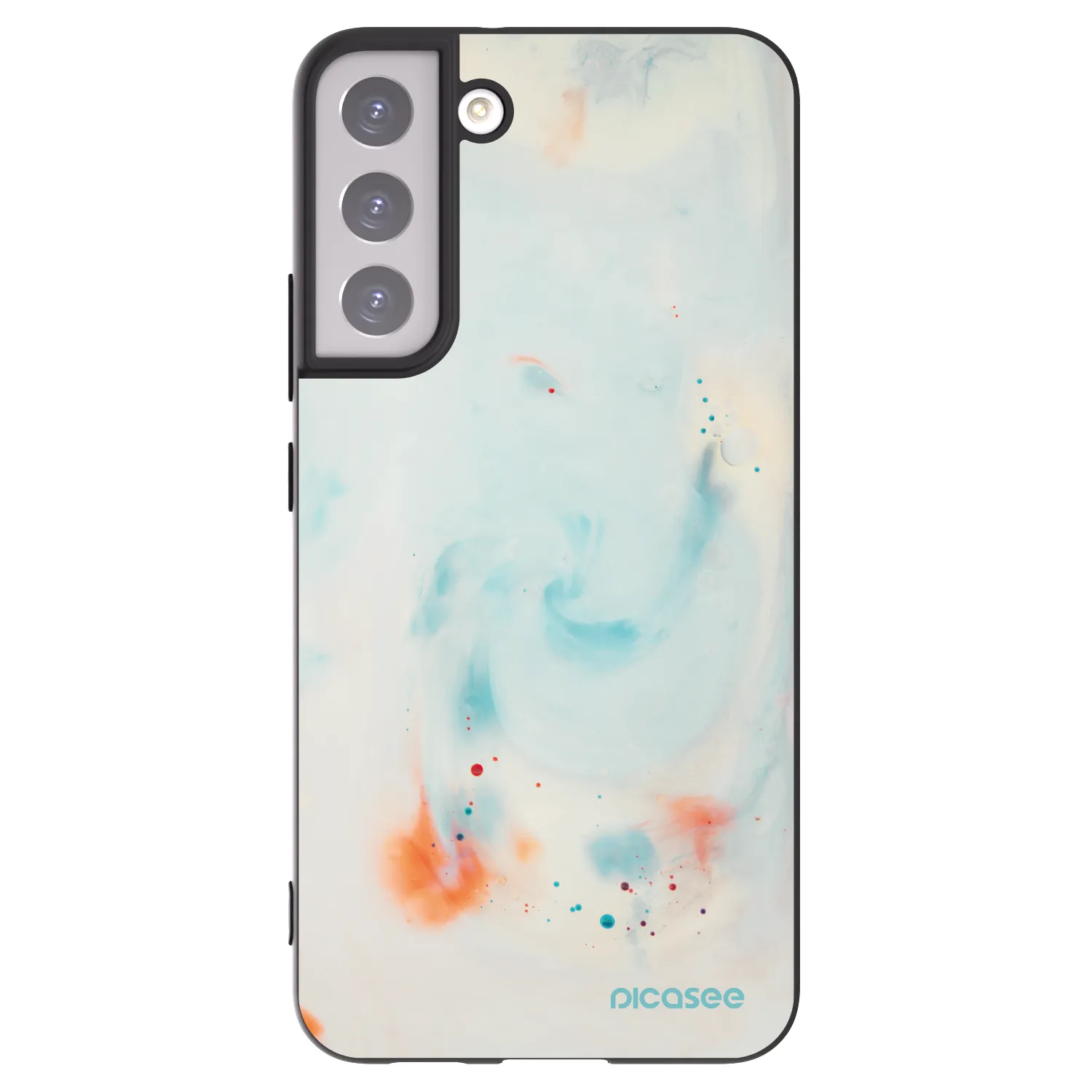 Picasee husă neagră din silicon pentru Samsung Galaxy S22+ 5G - Splash