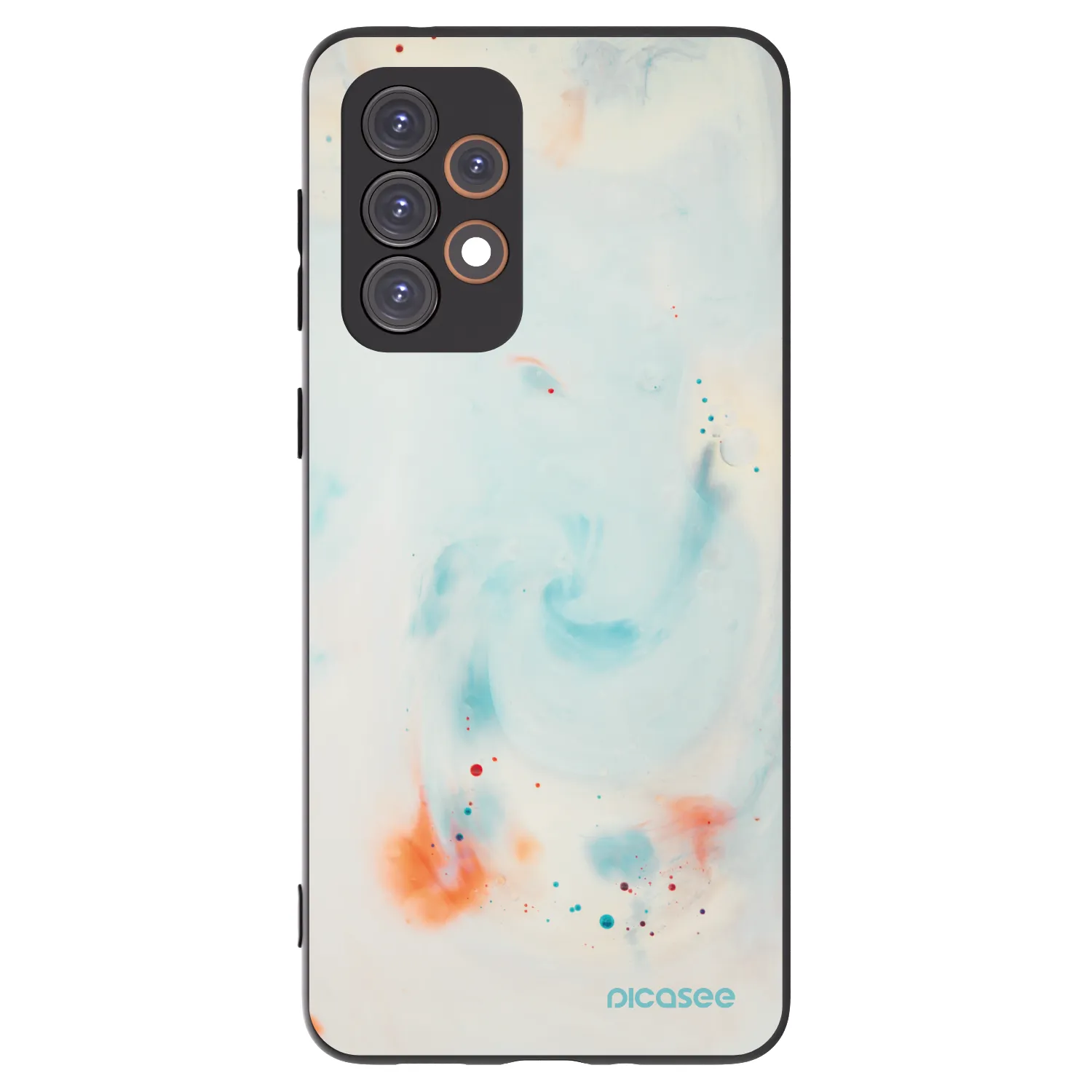 Picasee husă neagră din silicon pentru Samsung Galaxy A33 5G A336 - Splash
