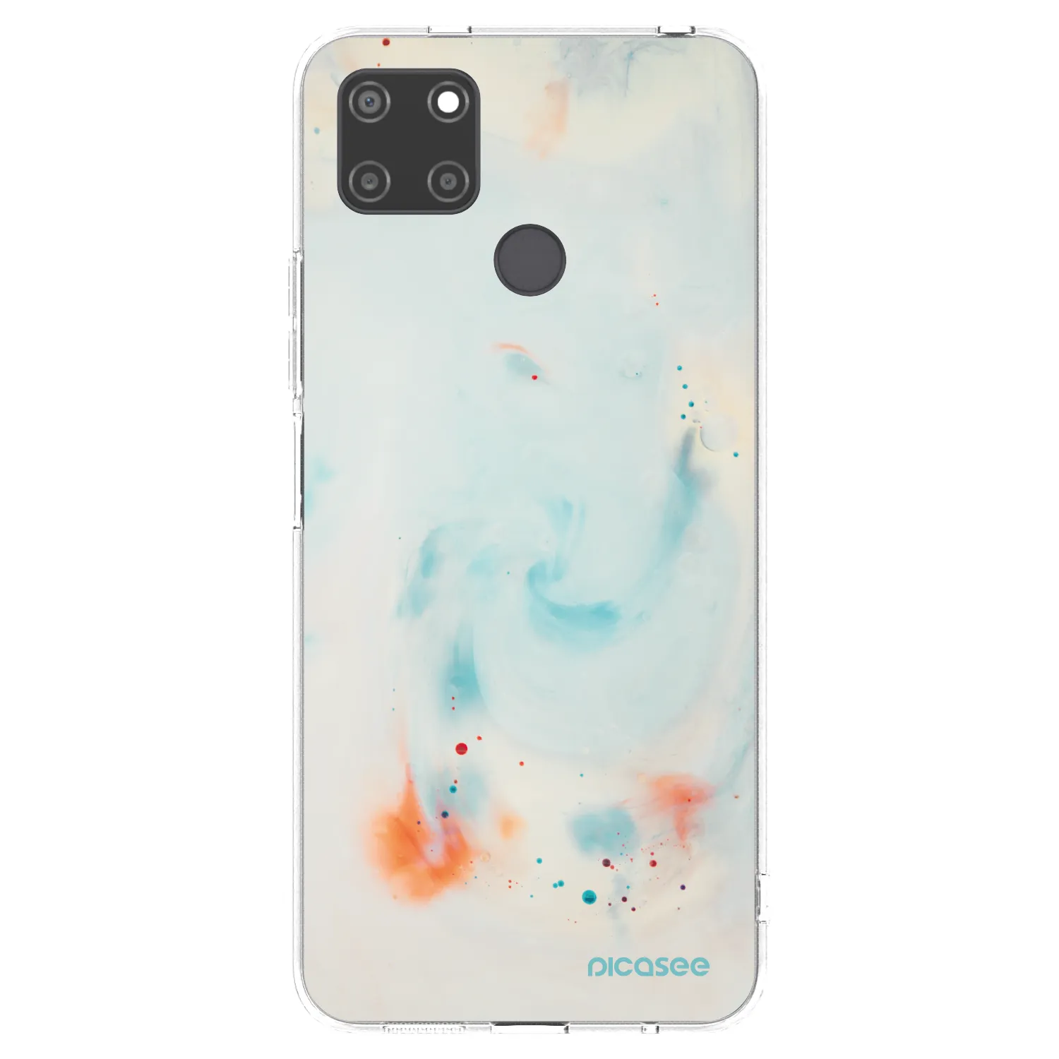 Picasee husă transparentă din silicon pentru Realme C21Y - Splash