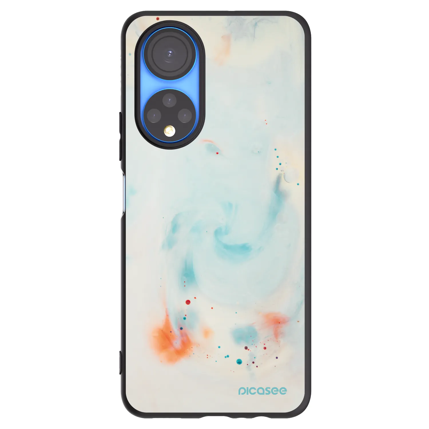 Picasee husă neagră din silicon pentru Honor X7 - Splash