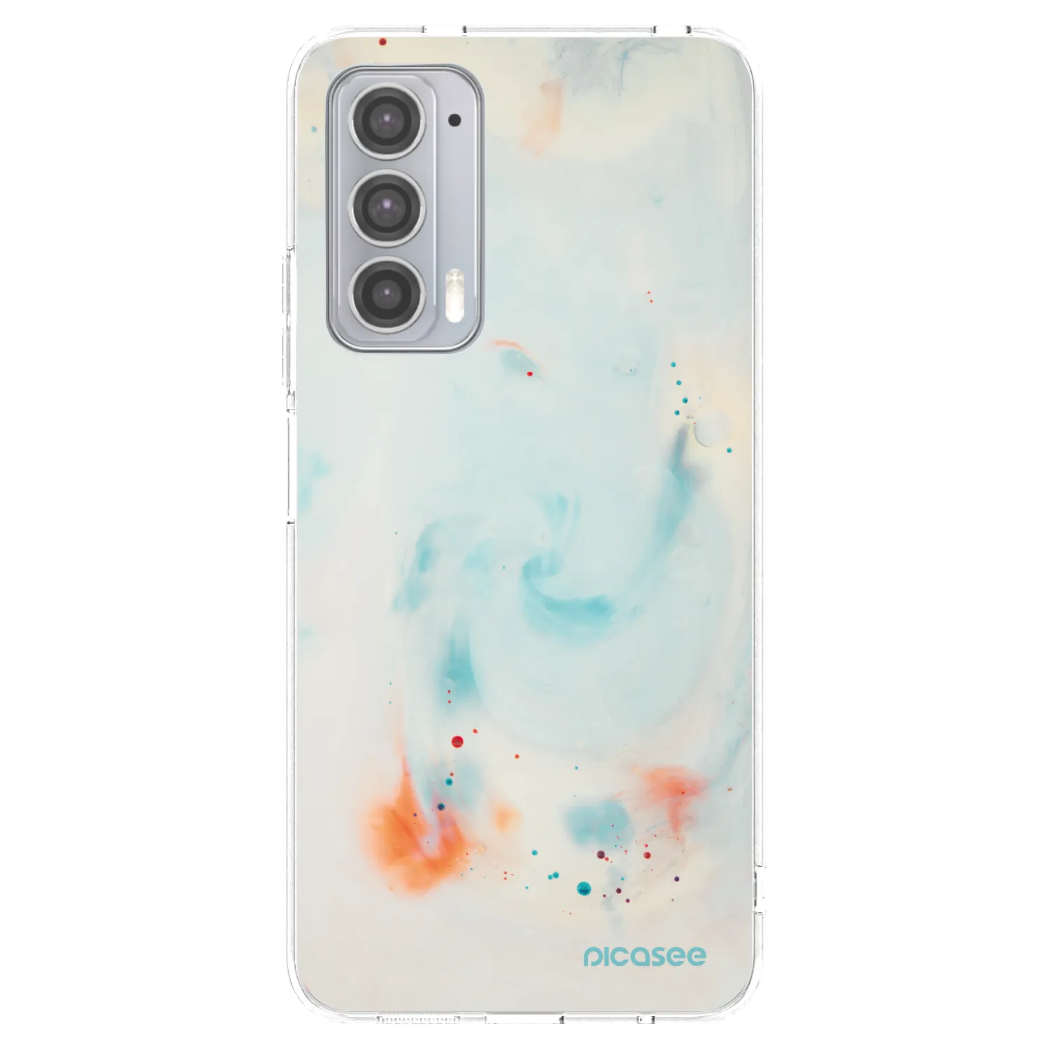 Picasee husă transparentă din silicon pentru Motorola Edge 20 - Splash