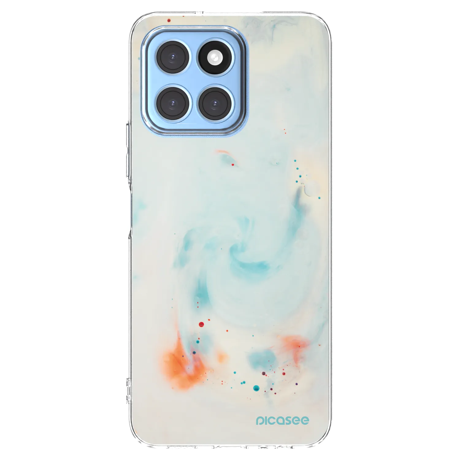 Picasee husă transparentă din silicon pentru Honor X8 5G - Splash