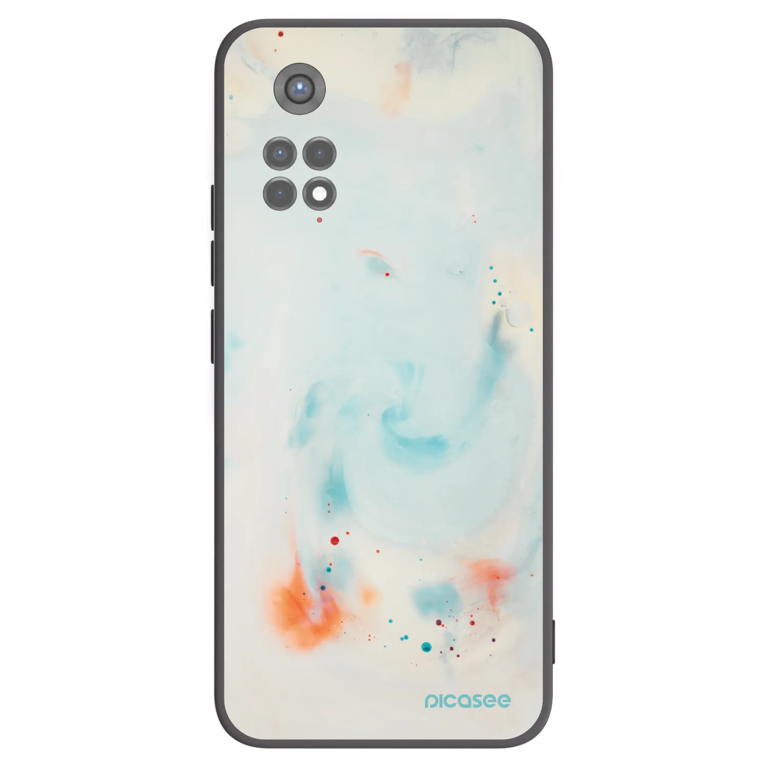 Picasee husă neagră din silicon pentru Xiaomi Redmi Note 11S 5G - Splash