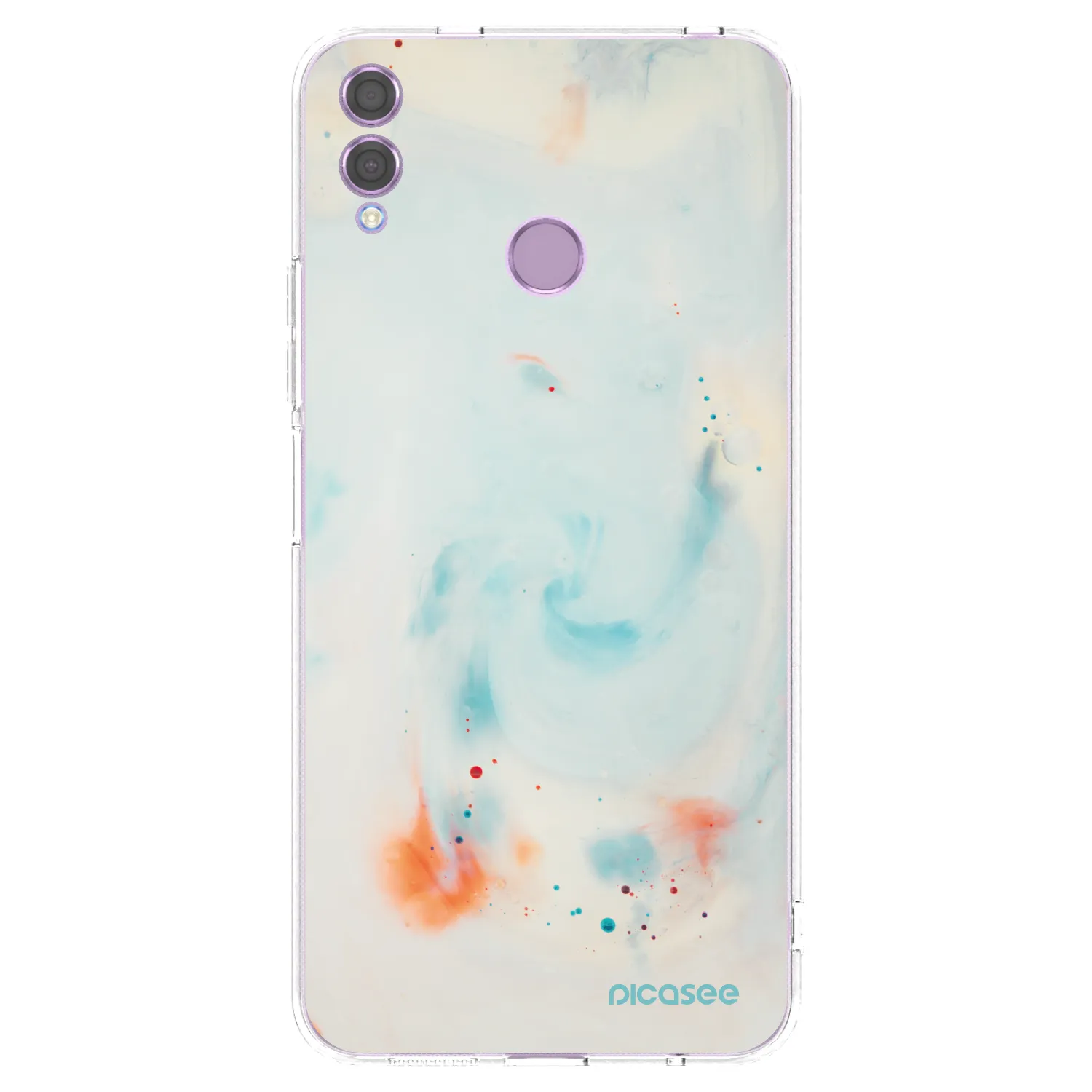 Picasee husă transparentă din silicon pentru Honor 8X - Splash