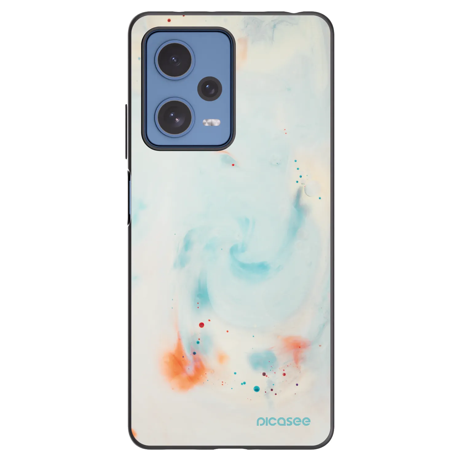 Picasee husă neagră din silicon pentru Xiaomi Redmi Note 12 Pro 5G - Splash