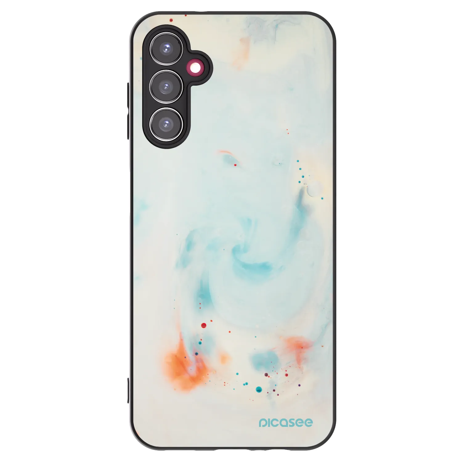 Picasee husă neagră din silicon pentru Samsung Galaxy A14 4G A145R - Splash