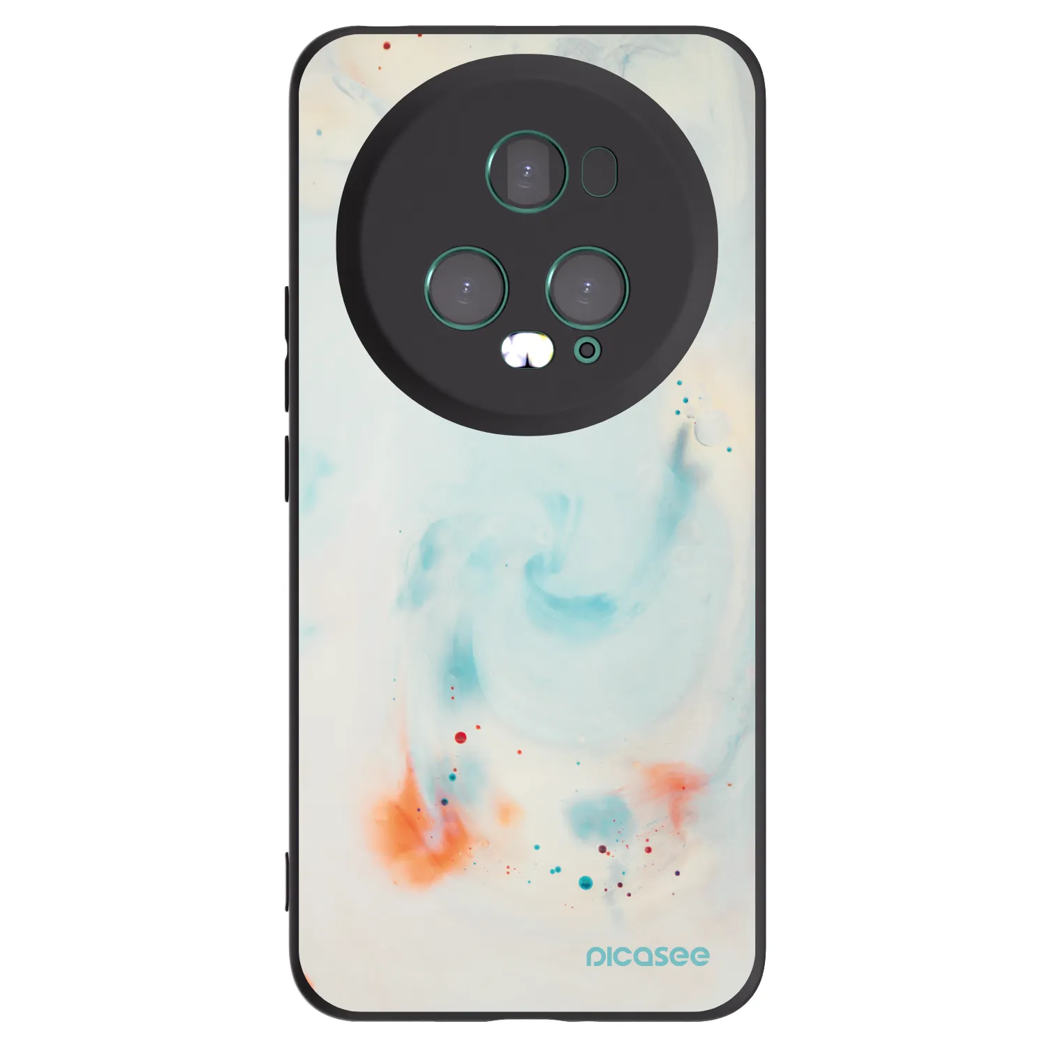 Picasee husă neagră din silicon pentru Honor Magic5 Pro - Splash