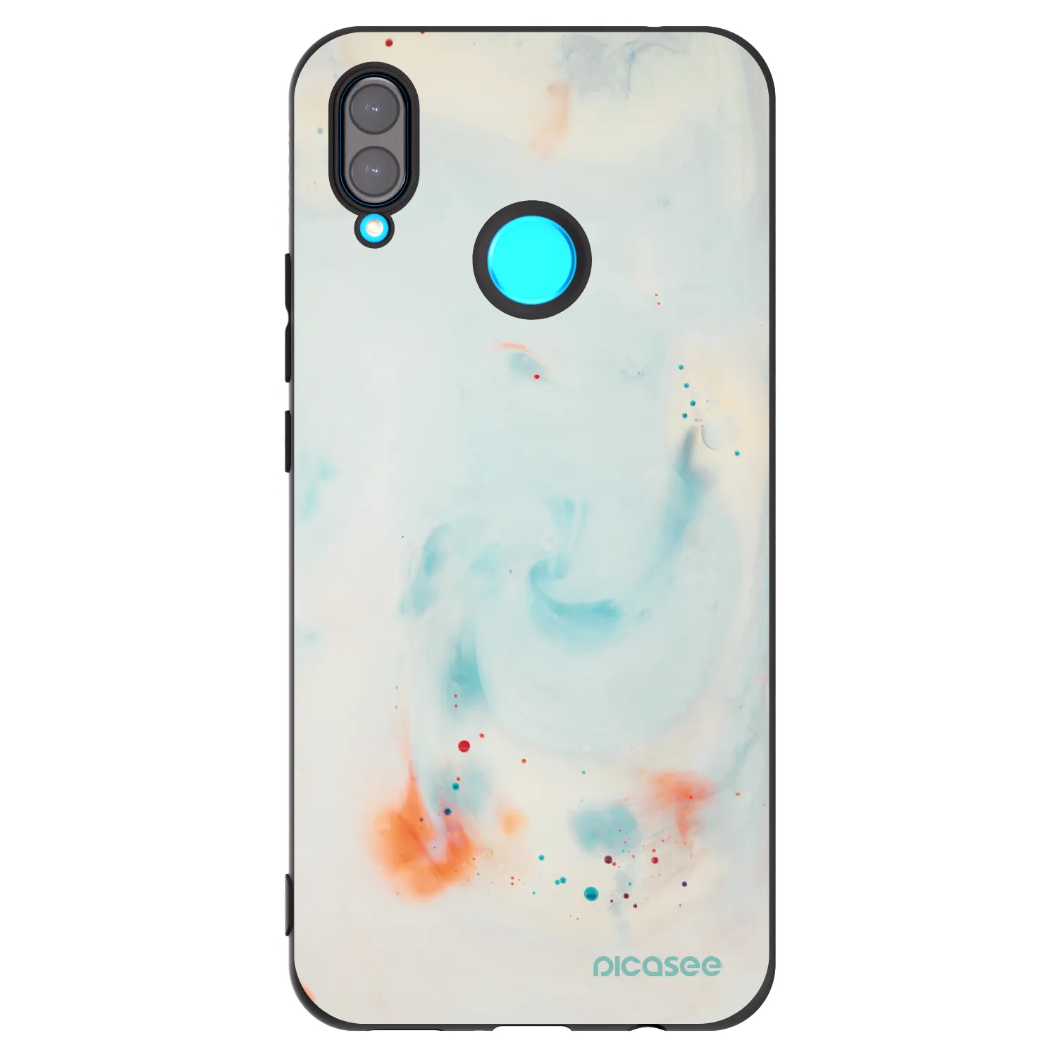 Picasee husă neagră din silicon pentru Huawei Nova 3 - Splash