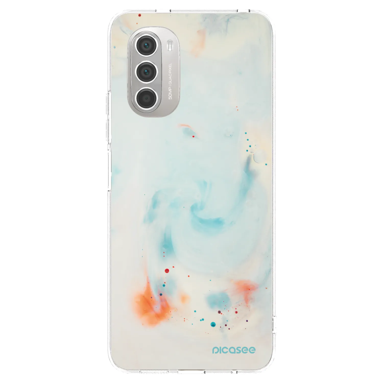 Picasee husă transparentă din silicon pentru Motorola Moto G51 - Splash