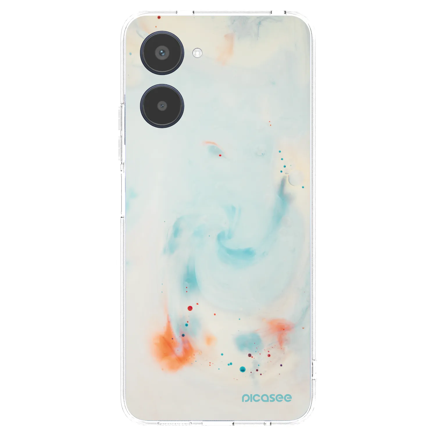 Picasee husă transparentă din silicon pentru Realme 10 4G - Splash