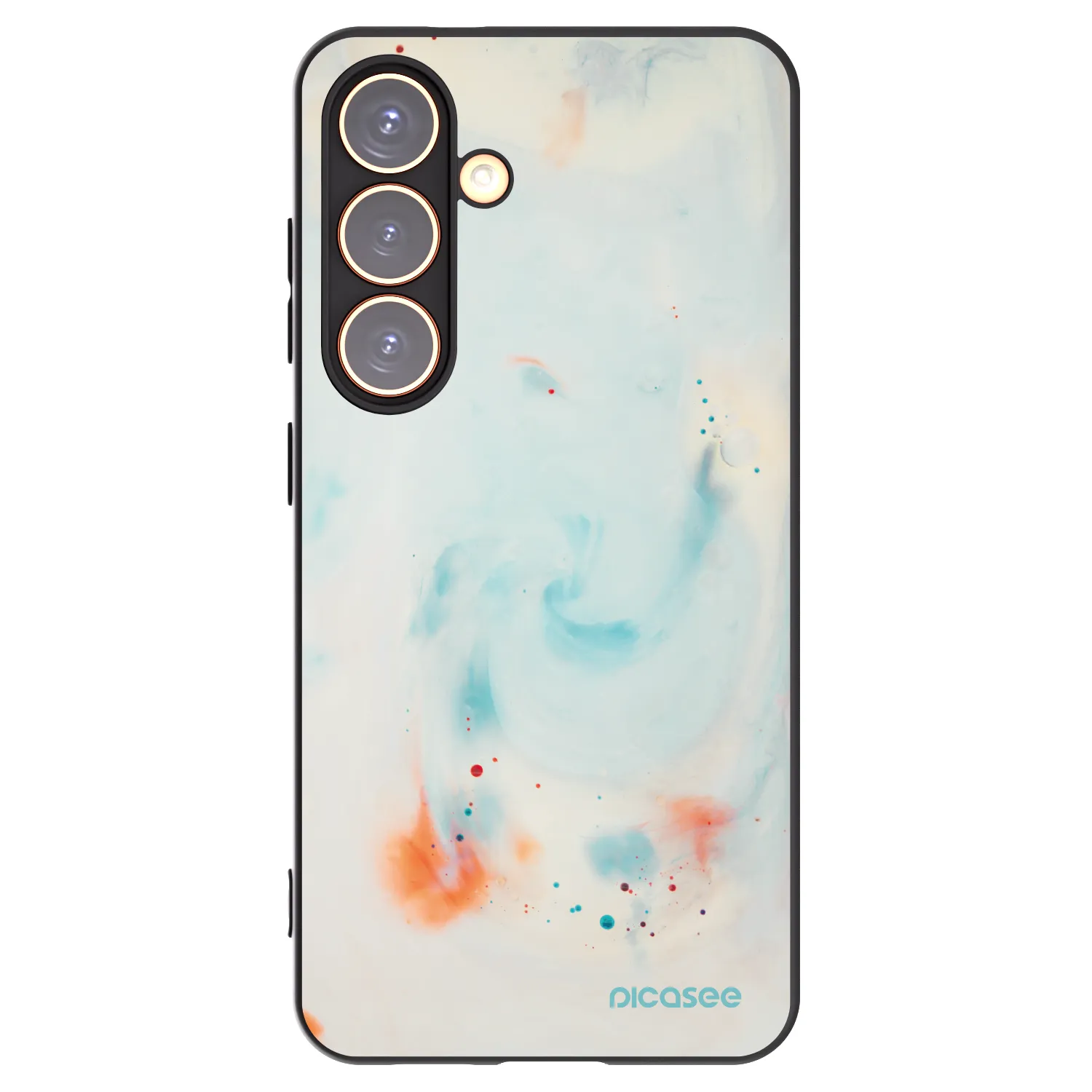 Picasee husă neagră din silicon pentru Samsung Galaxy S24 S921B 5G - Splash