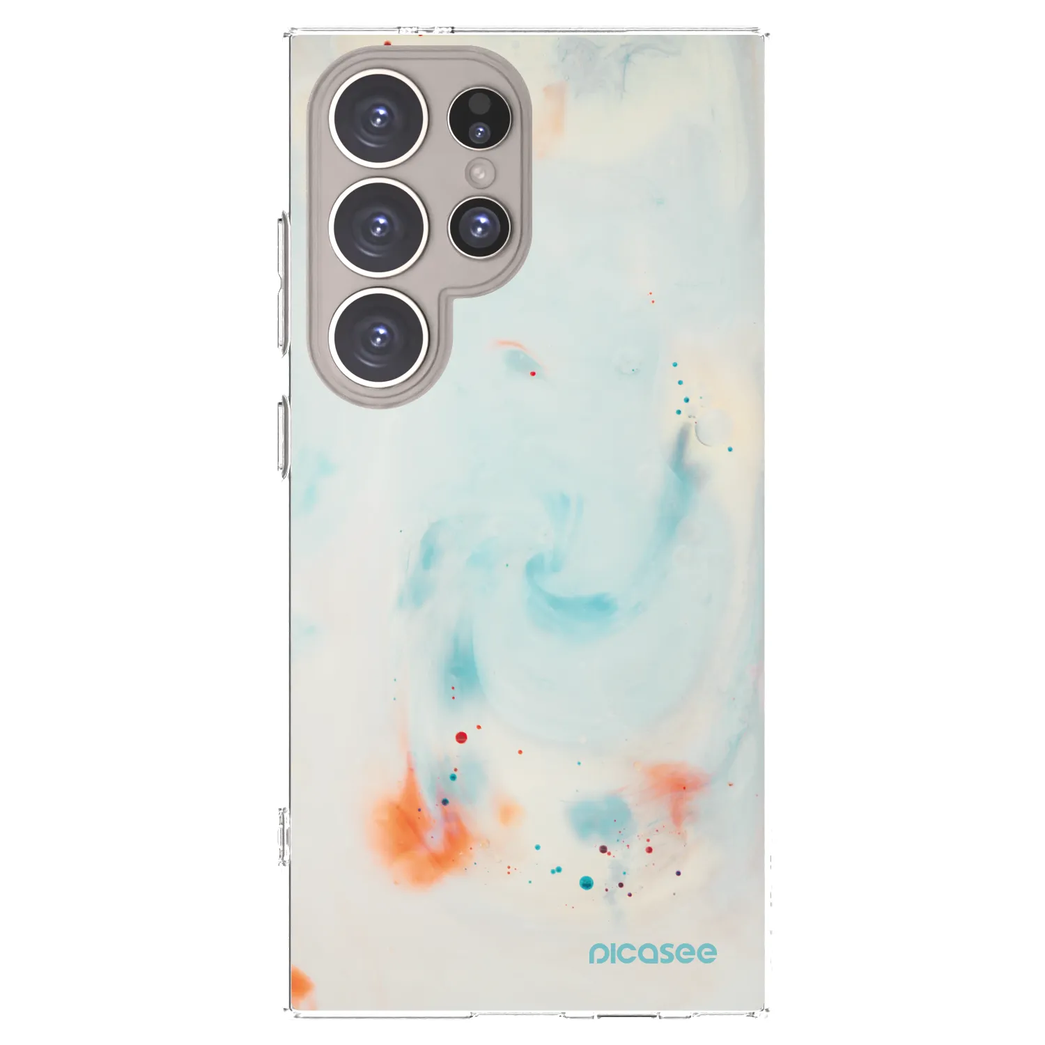 Picasee husă transparentă din silicon pentru Samsung Galaxy S24 Ultra S928B 5G - Splash