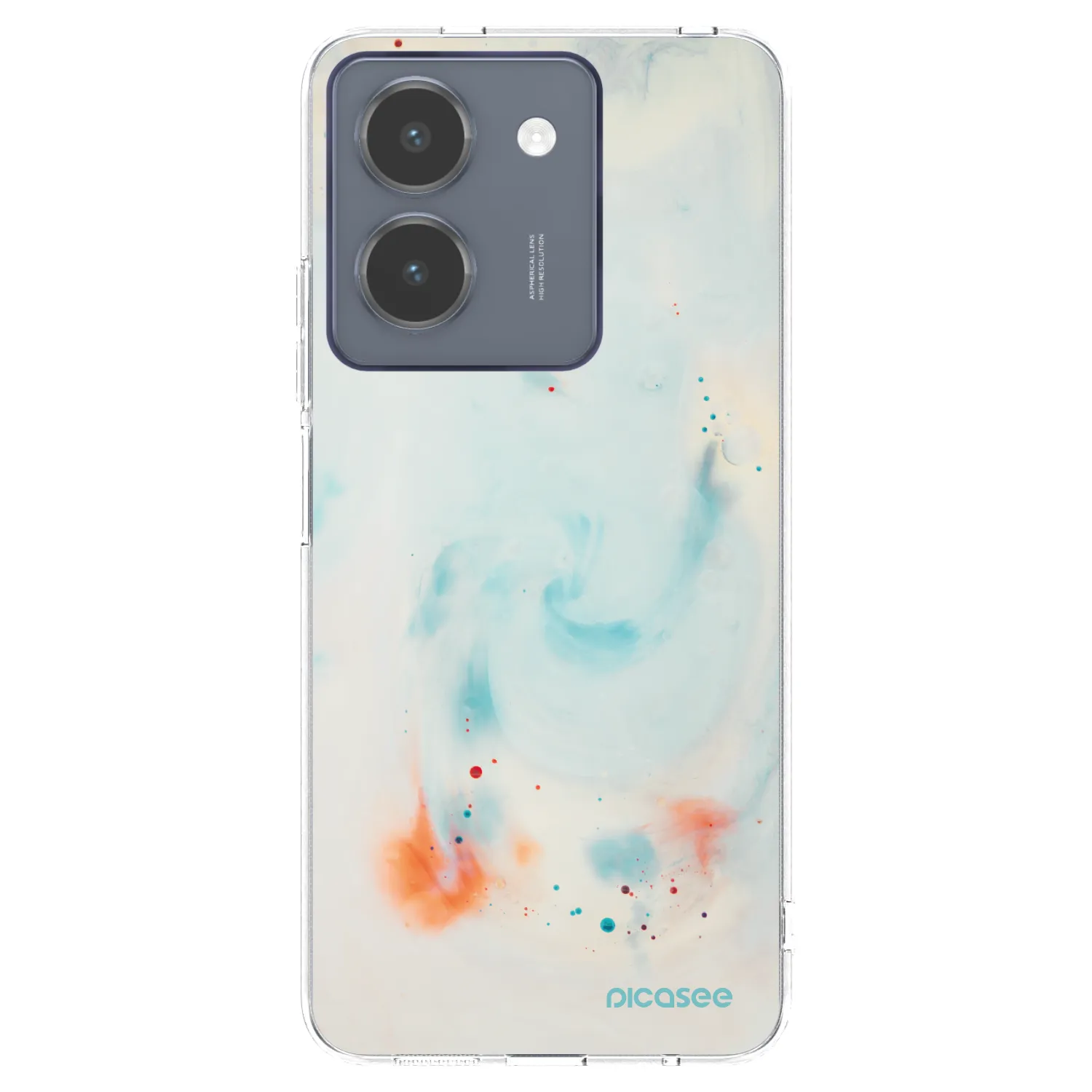 Picasee husă transparentă din silicon pentru Vivo Y36 4G - Splash
