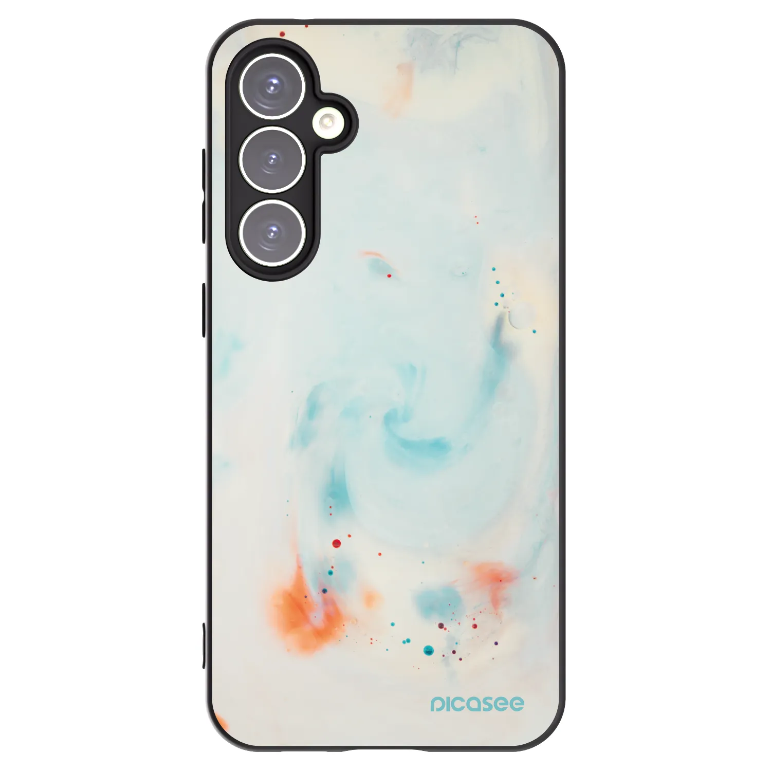 Picasee husă neagră din silicon pentru Samsung Galaxy S23 FE S711B - Splash