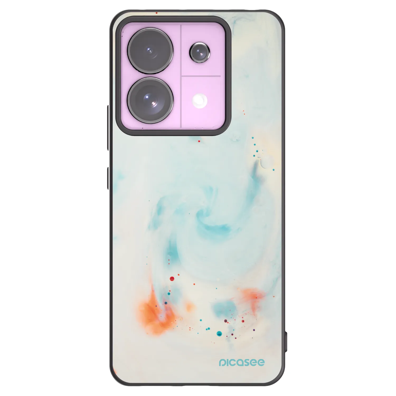 Picasee husă neagră din silicon pentru Xiaomi Redmi Note 13 Pro 5G - Splash