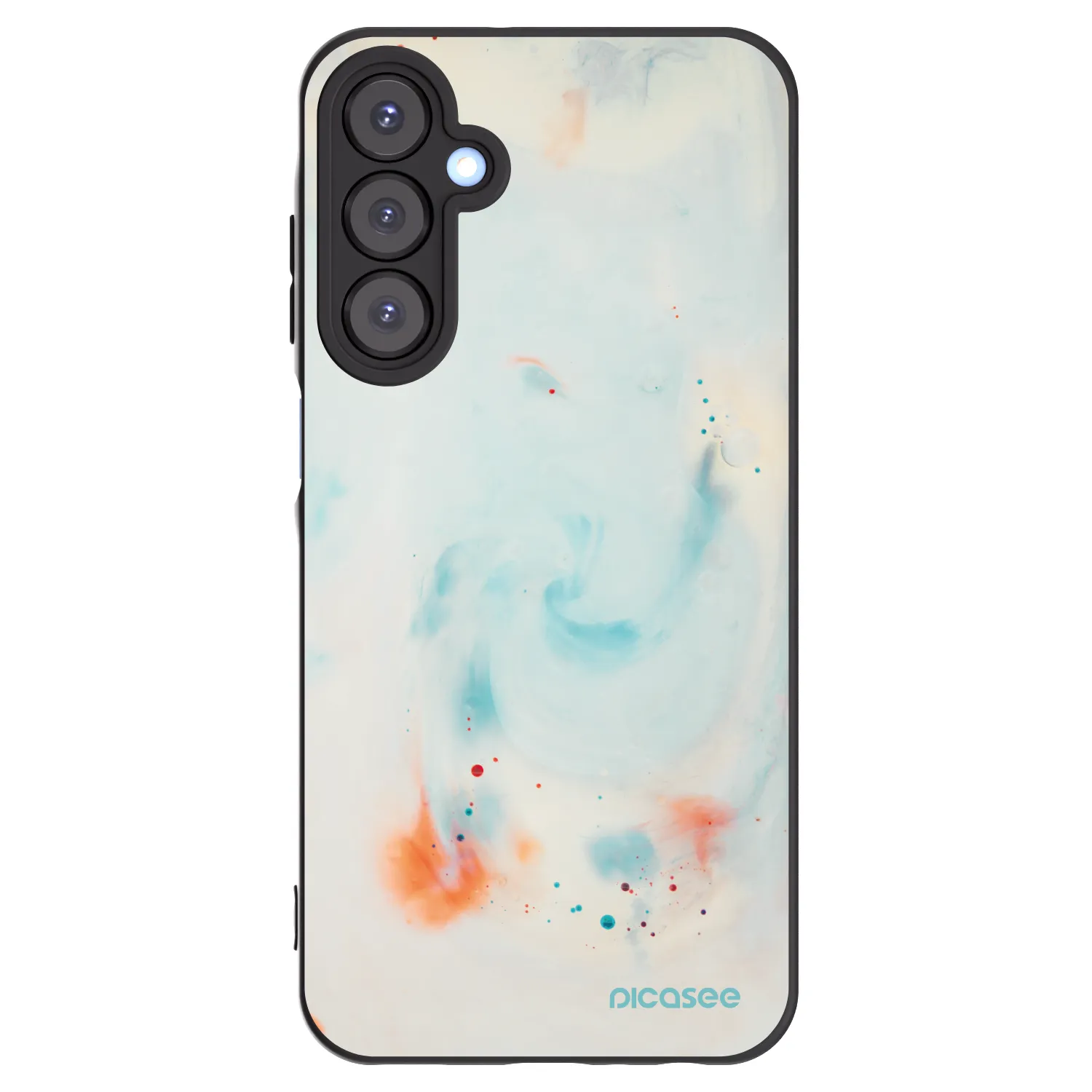 Picasee husă neagră din silicon pentru Samsung Galaxy A25 A256B 5G - Splash
