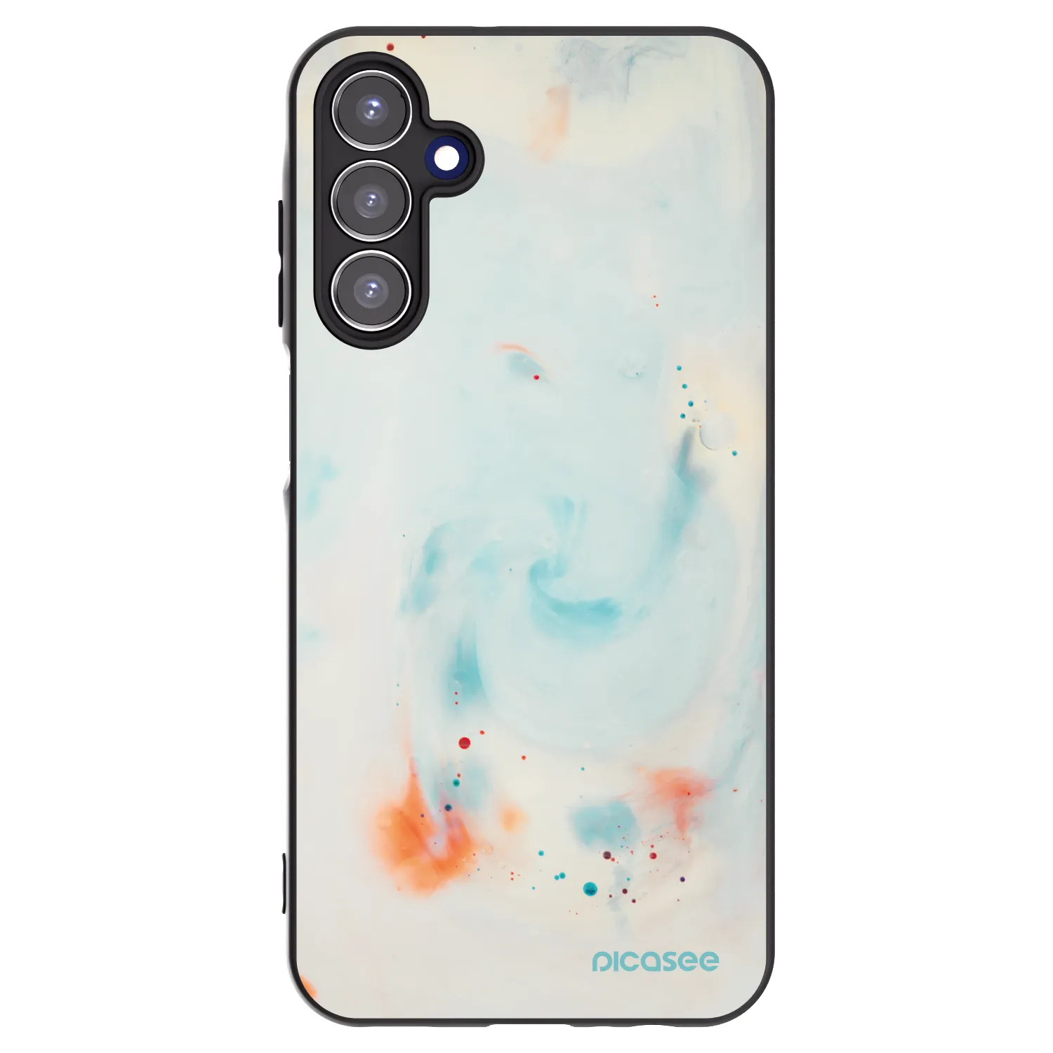 Picasee husă neagră din silicon pentru Samsung Galaxy A15 A155F 4G - Splash