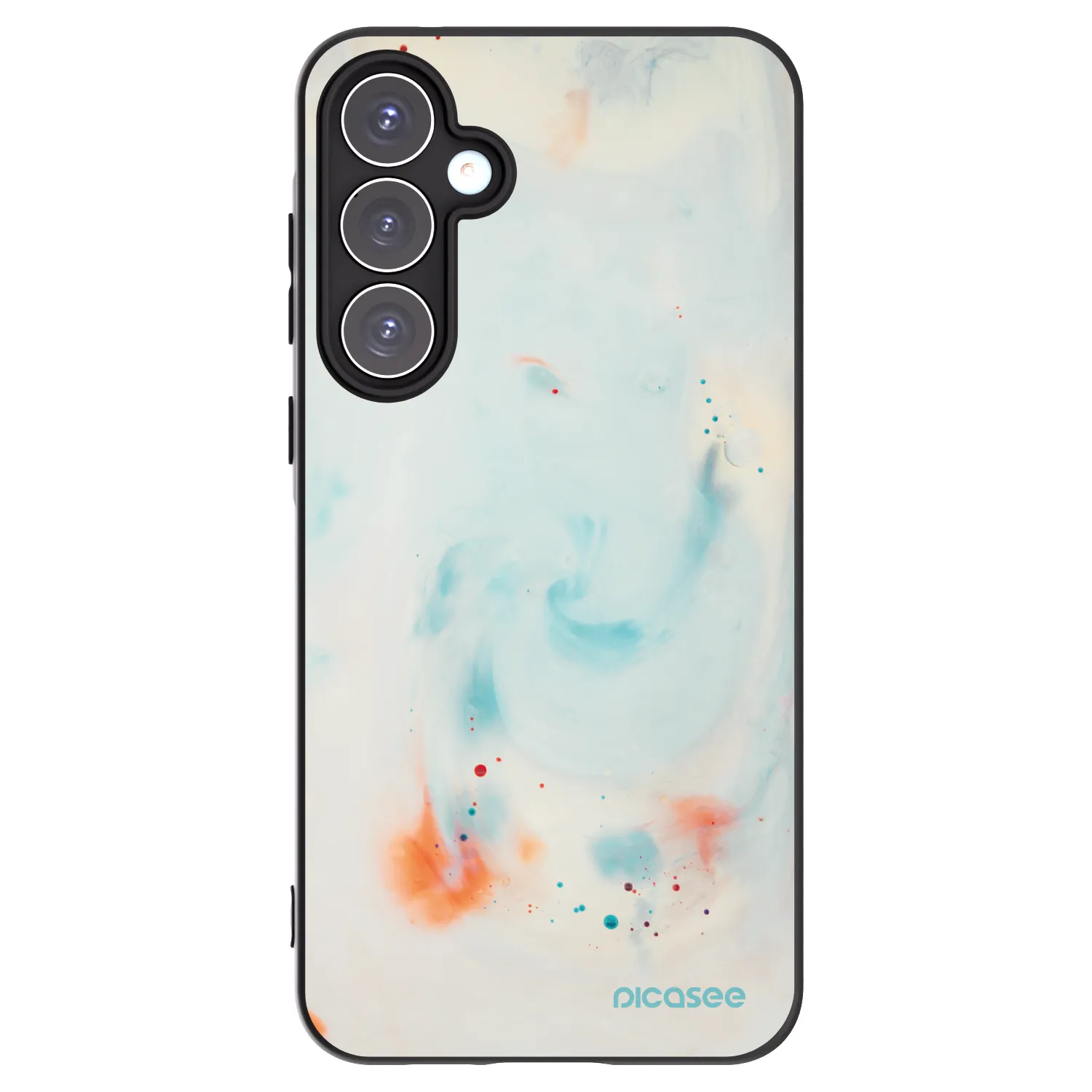 Picasee husă neagră din silicon pentru Samsung Galaxy A55 5G A556B - Splash