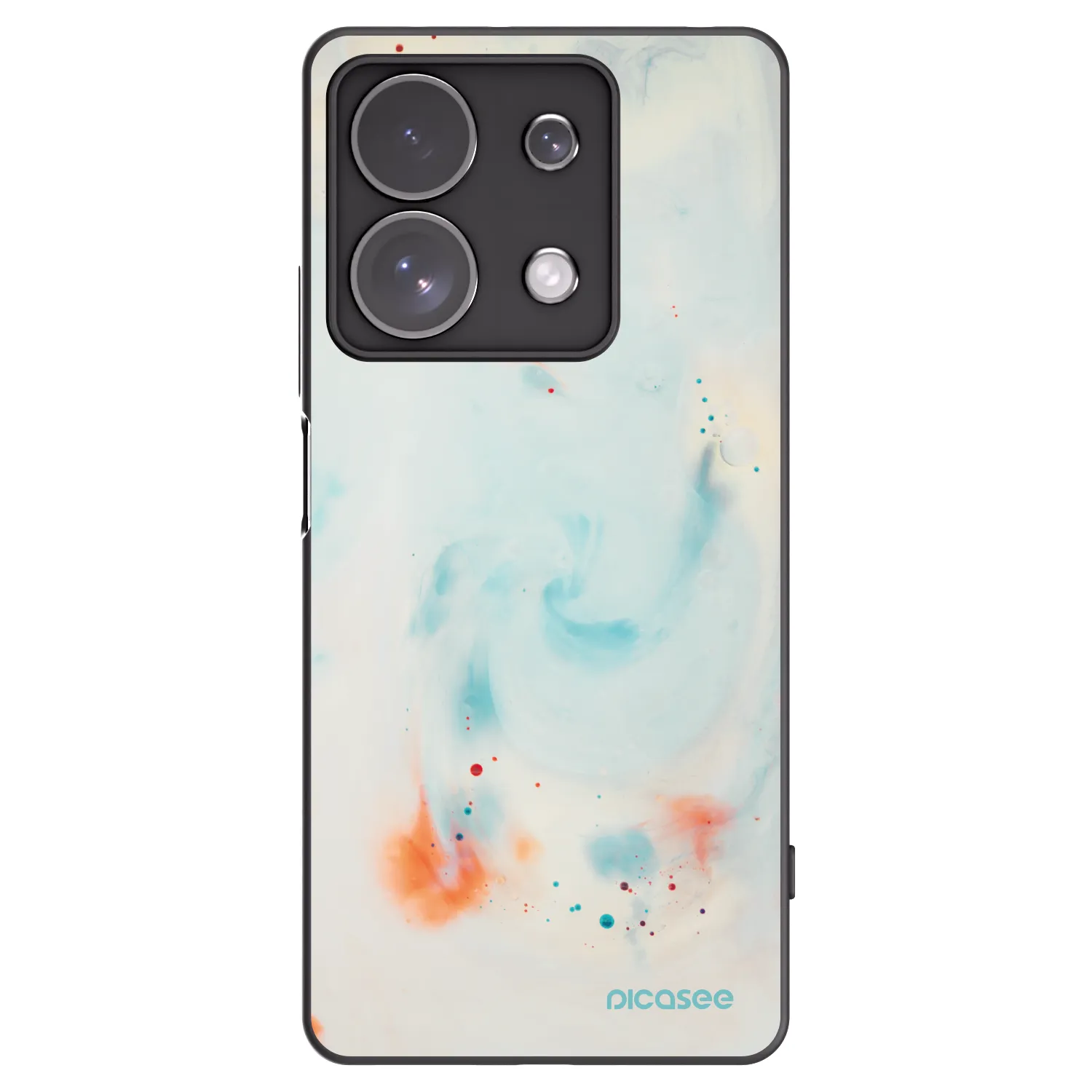 Picasee husă neagră din silicon pentru Xiaomi Redmi Note 13 Pro 4G - Splash