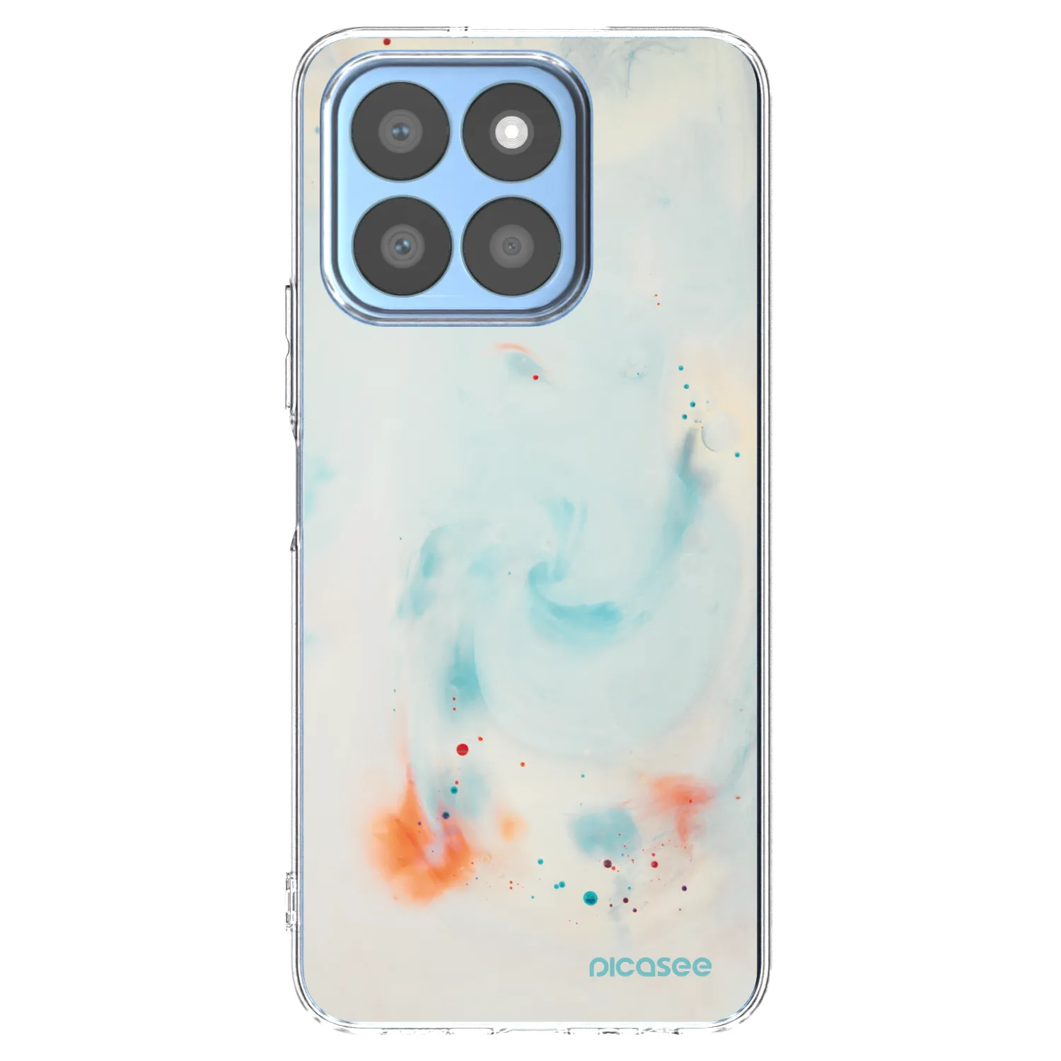 Picasee husă transparentă din silicon pentru Honor X8b - Splash