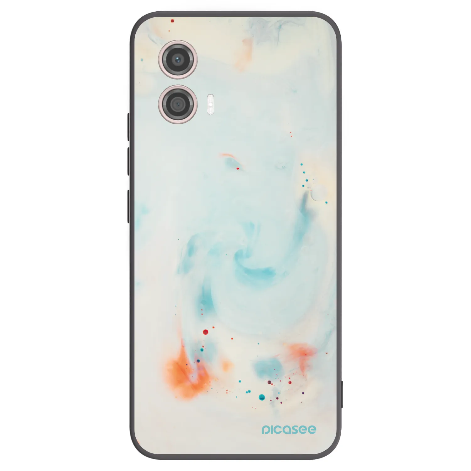 Picasee husă neagră din silicon pentru Motorola Moto G53 5G - Splash