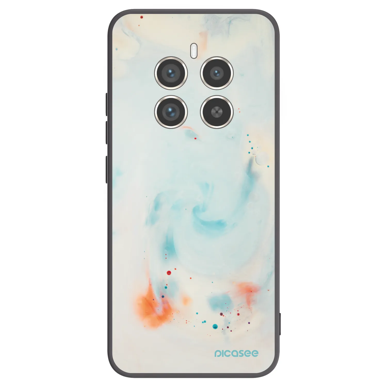 Picasee husă neagră din silicon pentru Realme 12 Pro 5G - Splash