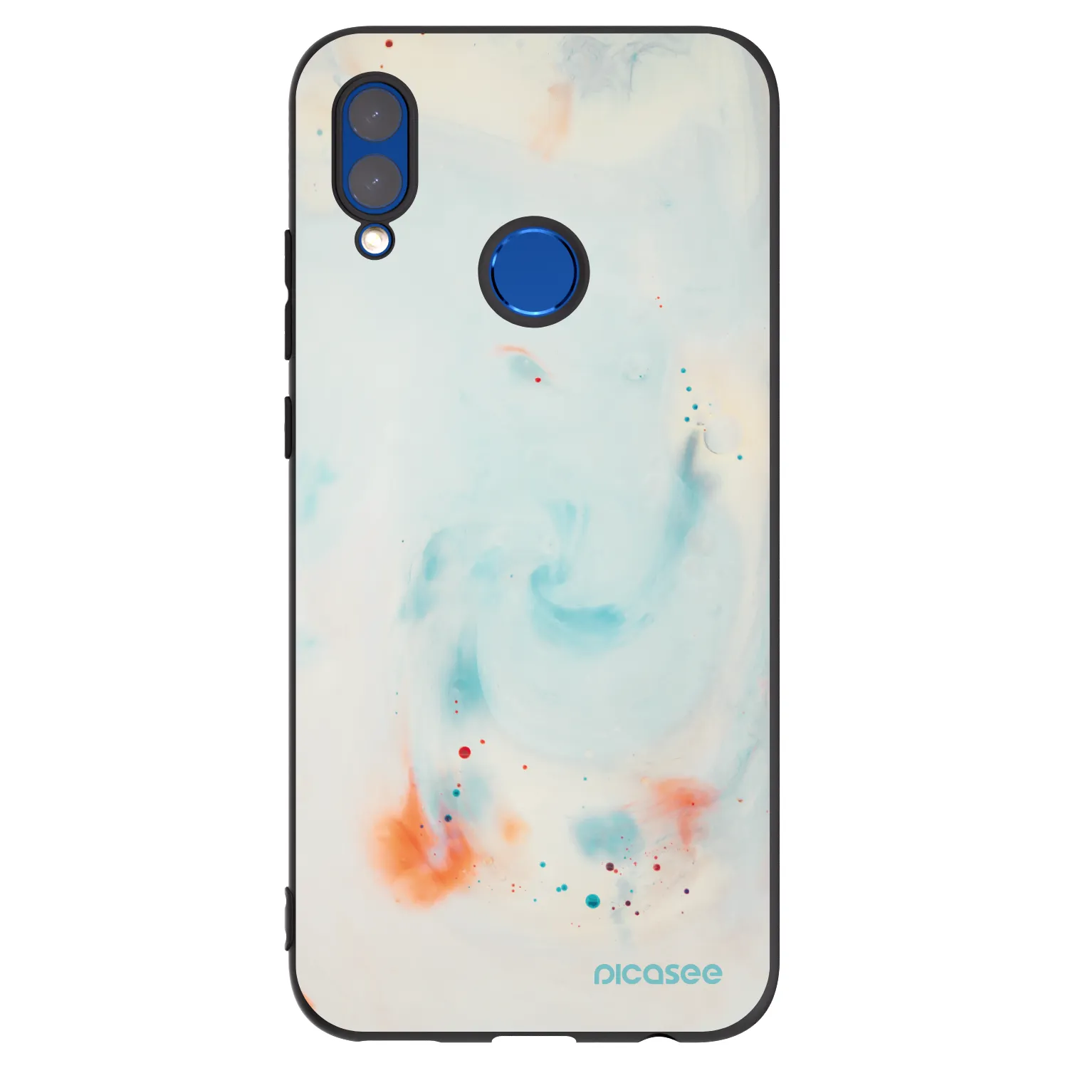 Picasee husă neagră din silicon pentru Honor 10 Lite - Splash