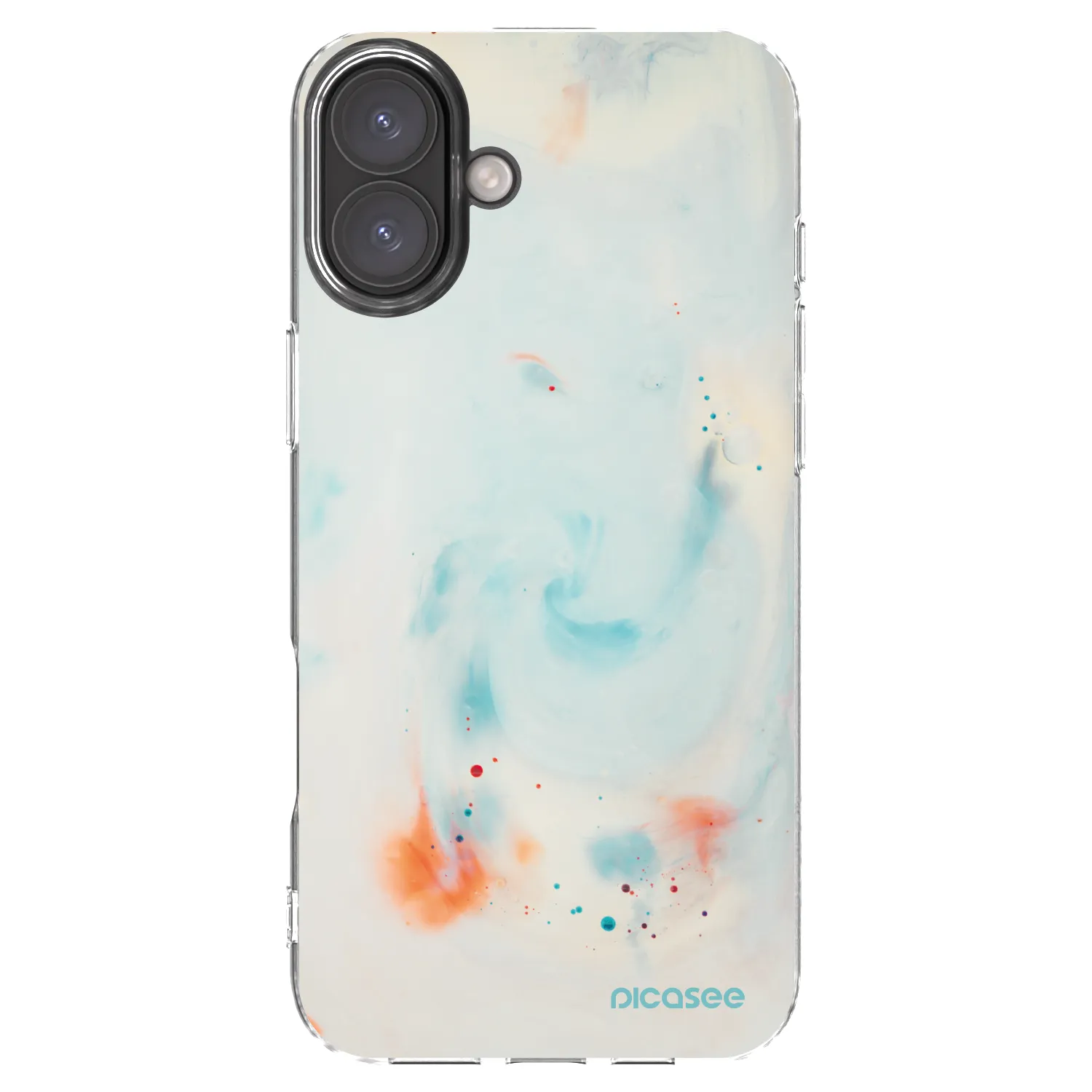 Picasee husă transparentă din silicon pentru Apple iPhone 16 Plus - Splash