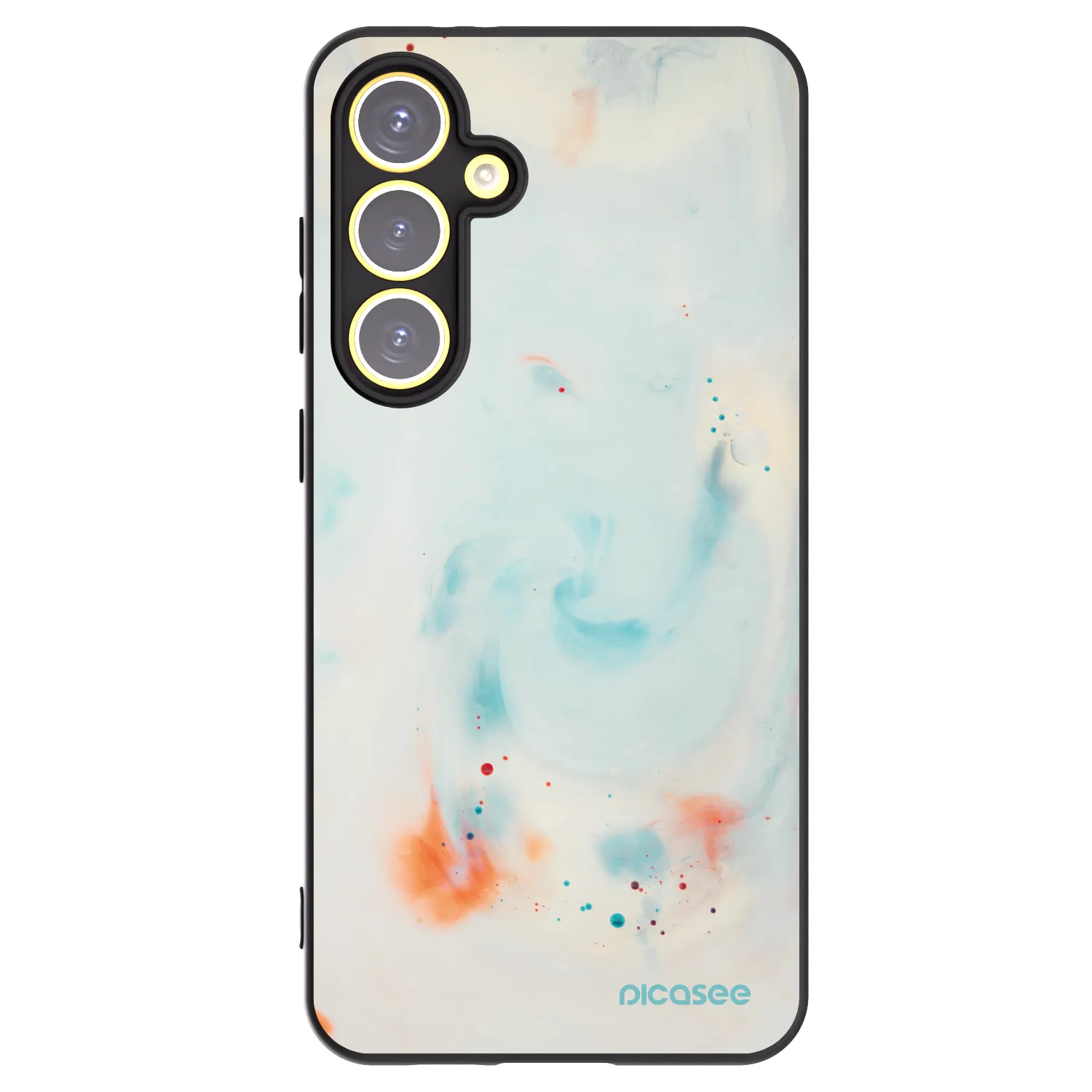 Picasee husă neagră din silicon pentru Samsung Galaxy S24 FE S721B - Splash