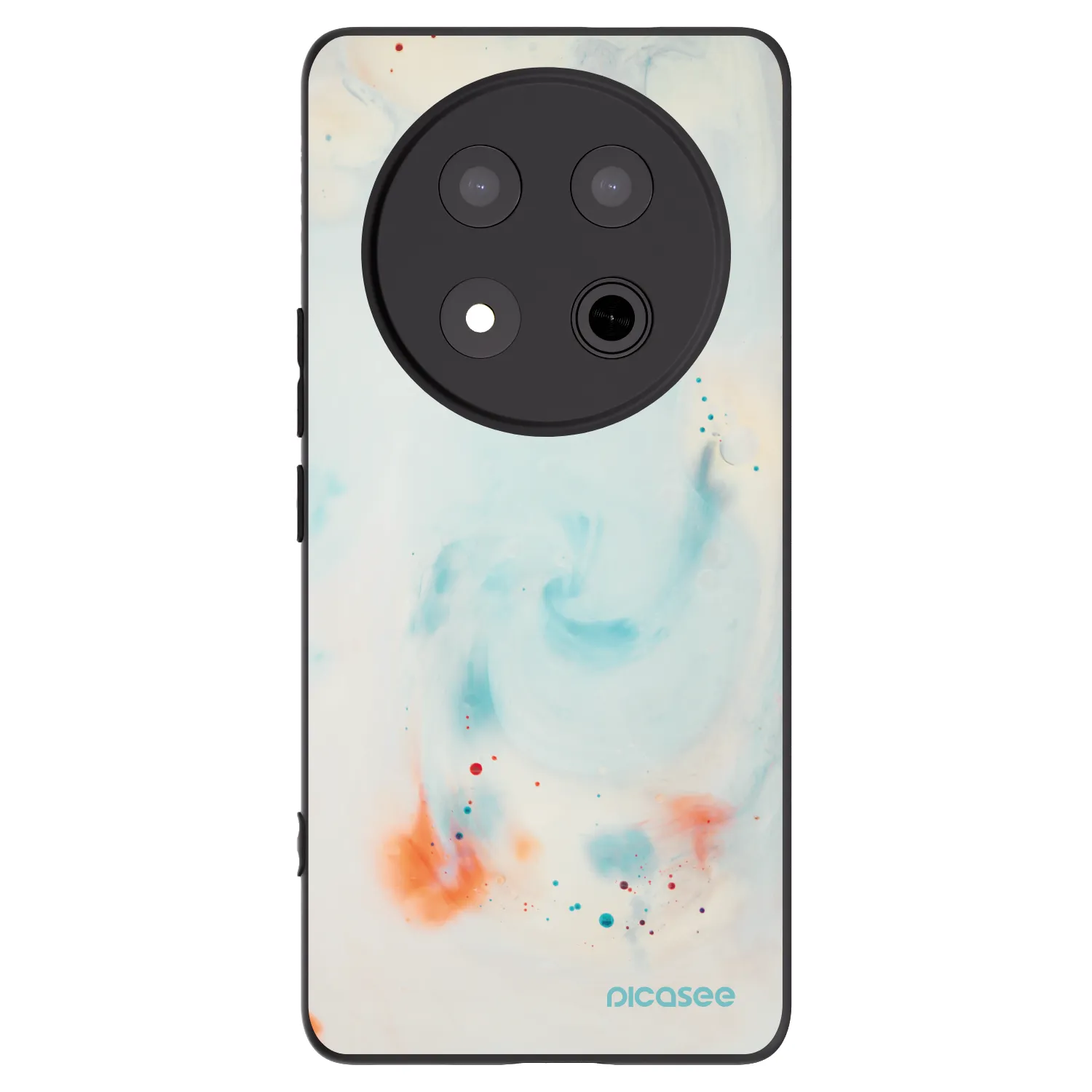 Picasee husă neagră din silicon pentru Honor Magic7 Lite 5G - Splash