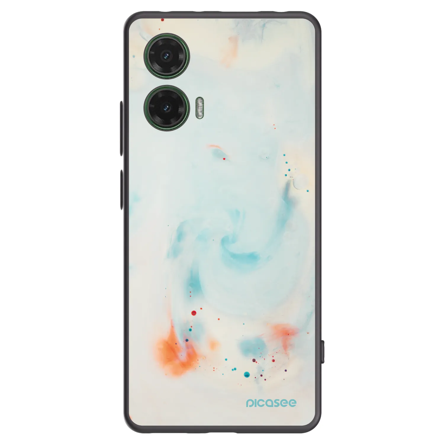Picasee husă neagră din silicon pentru Motorola Moto G35 5G - Splash