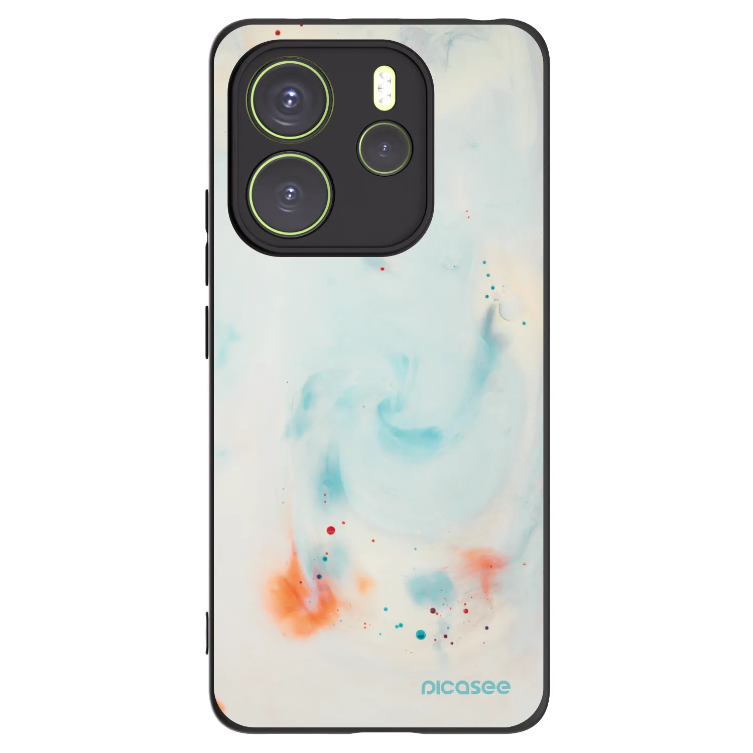 Picasee husă neagră din silicon pentru Xiaomi Redmi Note 14 4G - Splash