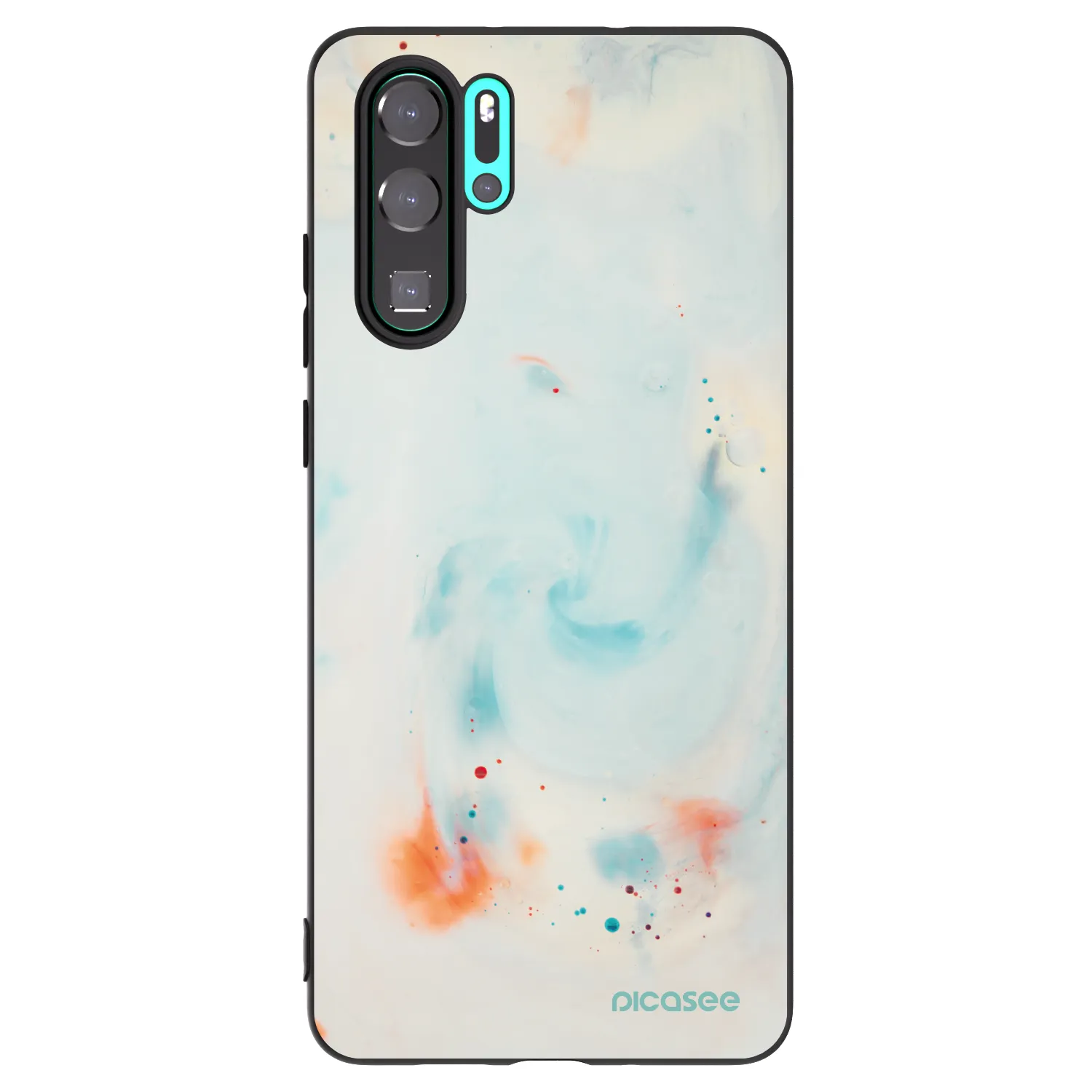 Picasee husă neagră din silicon pentru Huawei P30 Pro - Splash