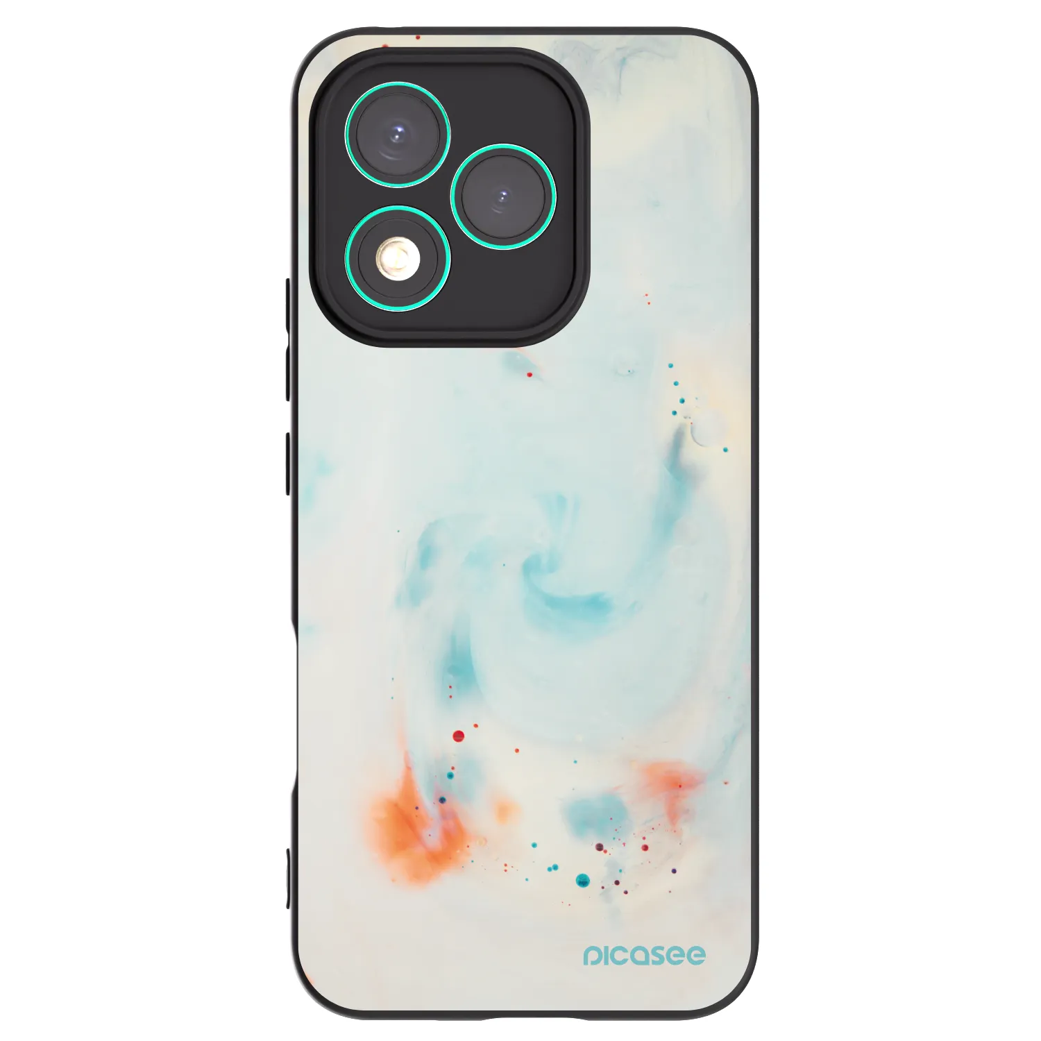 Picasee husă neagră din silicon pentru Honor 400 Lite 5G - Splash