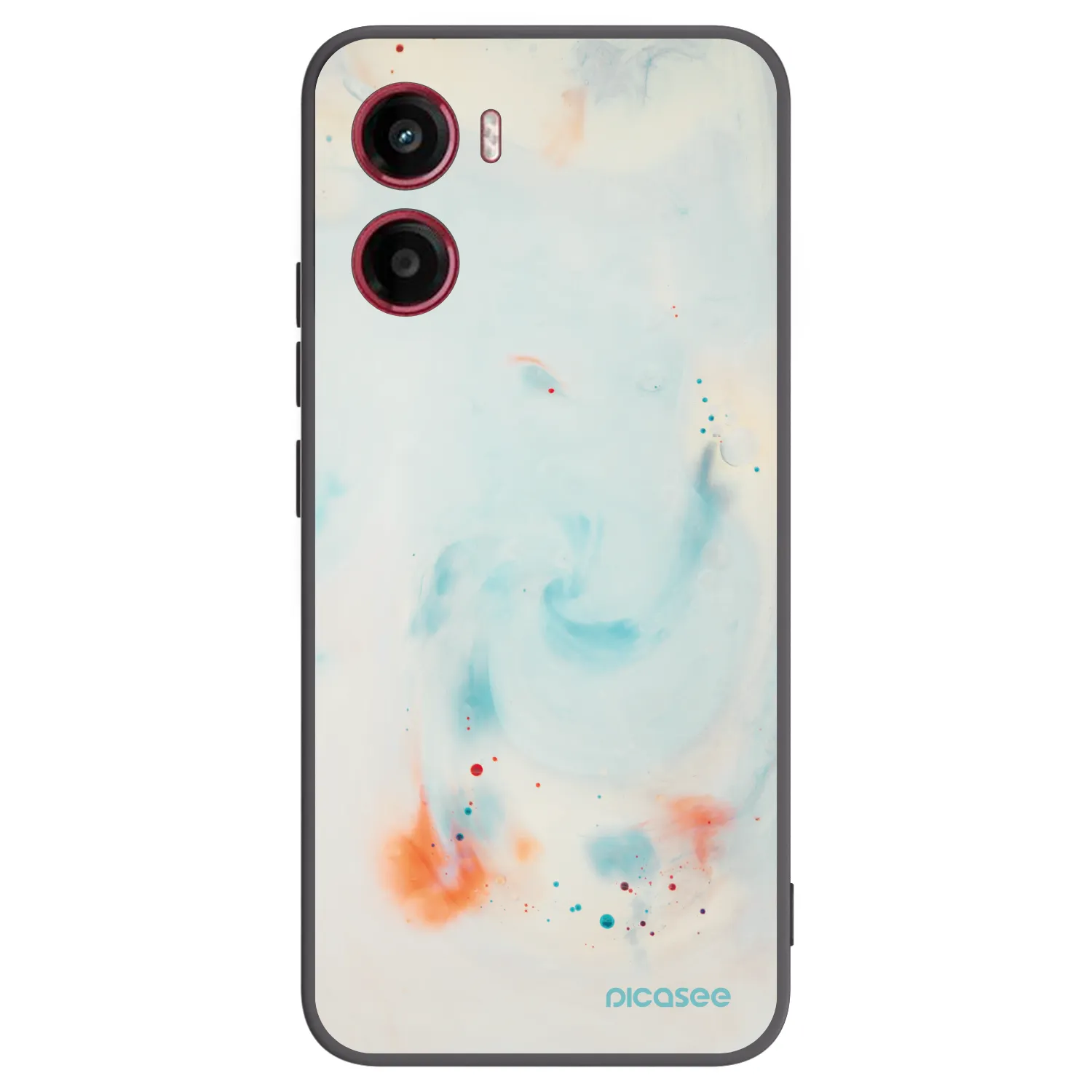 Picasee husă neagră din silicon pentru Motorola Moto G05 - Splash