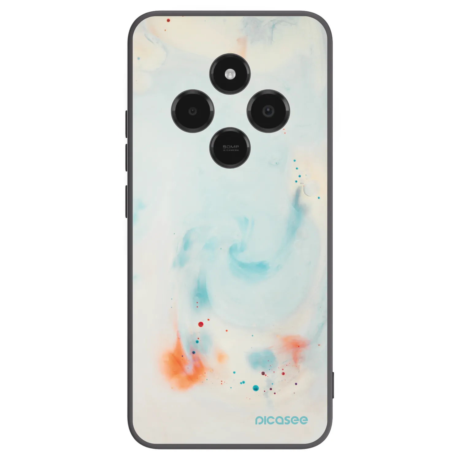 Picasee husă neagră din silicon pentru Xiaomi Poco C75 - Splash