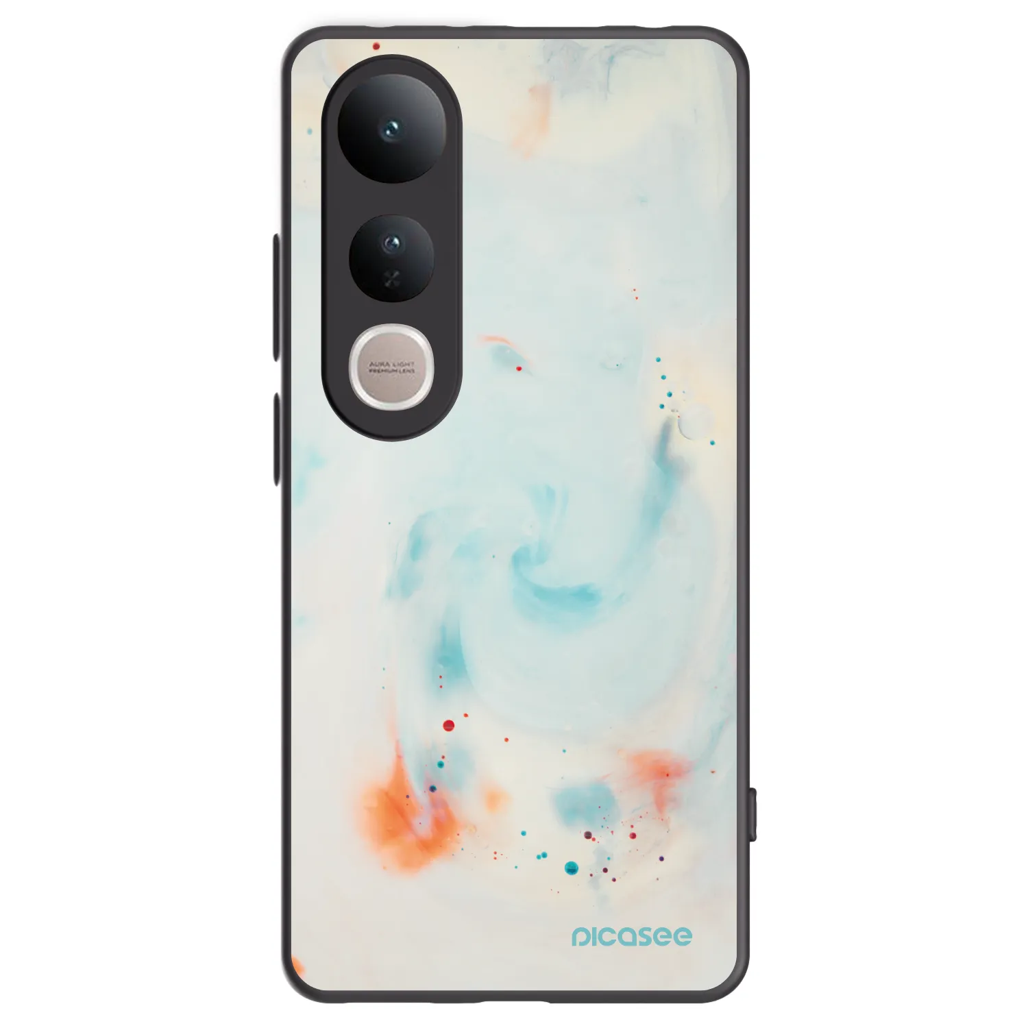 Picasee husă neagră din silicon pentru Vivo V50 Lite 5G - Splash