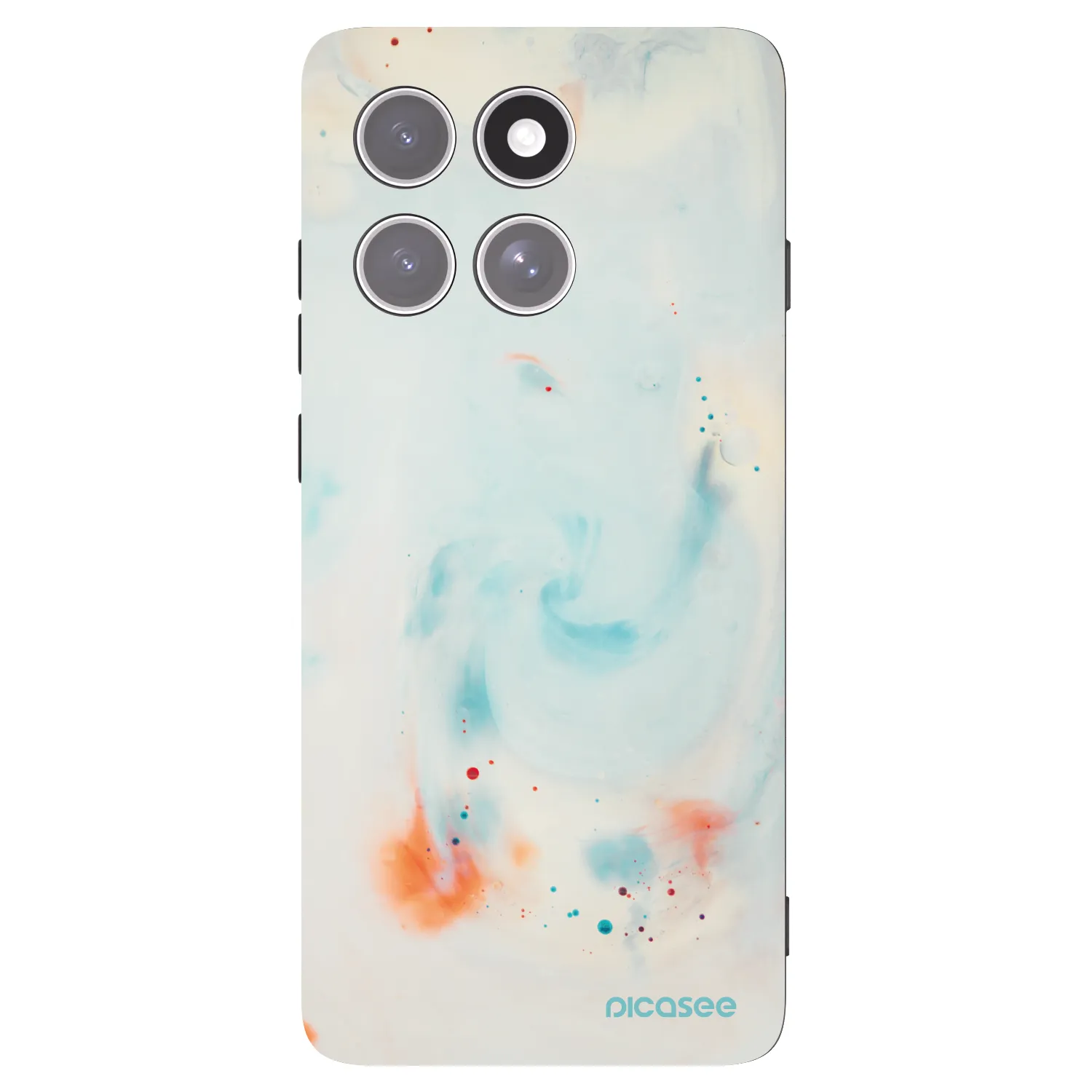 Picasee husă neagră din silicon pentru Motorola Edge 60 Pro - Splash