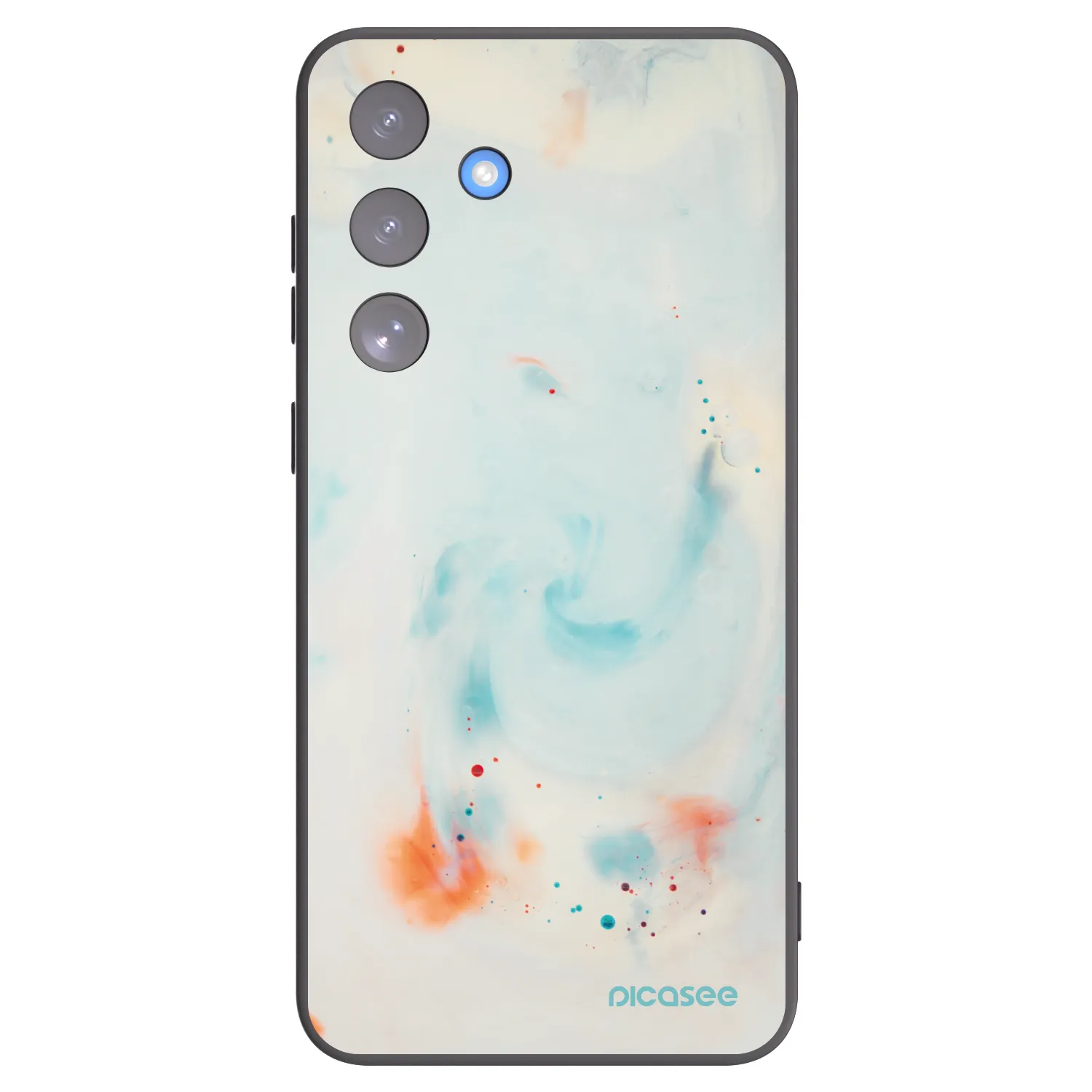 Picasee husă neagră din silicon pentru Samsung Galaxy S25 FE 5G - Splash