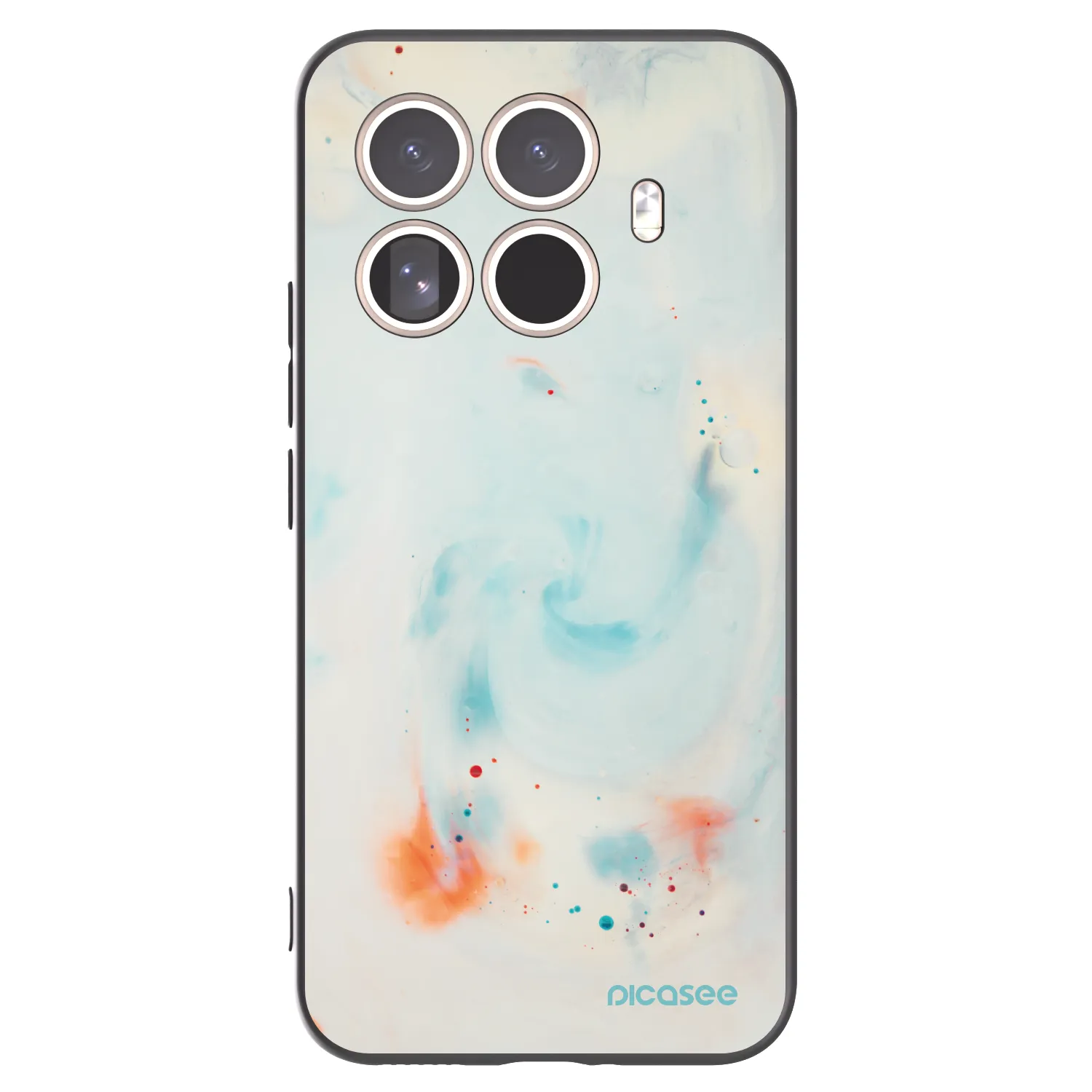 Picasee husă neagră din silicon pentru Xiaomi 15T Pro - Splash